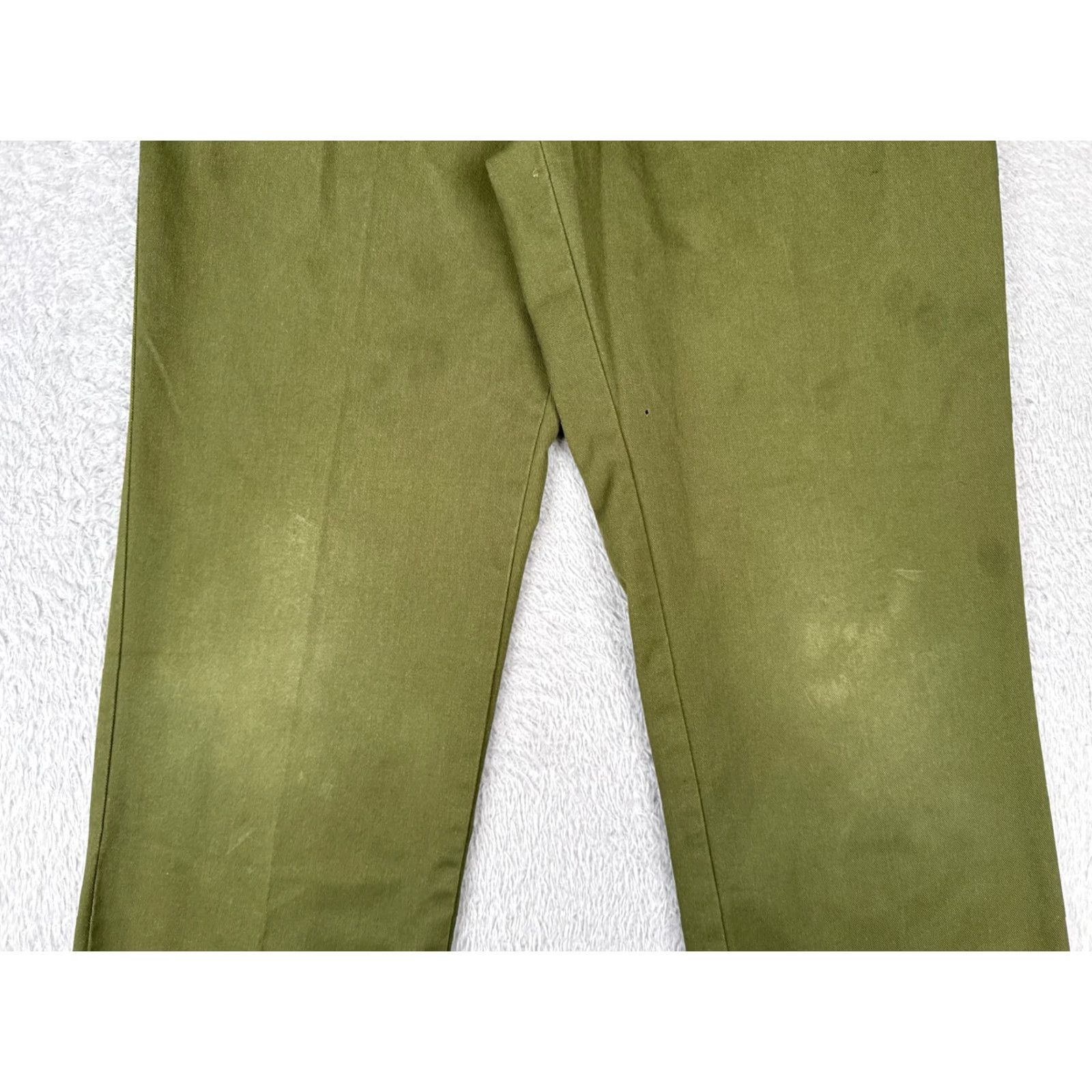 Vintage VINTAGE Boy Scouts Pants Men 34 Green Official Uniform Twill Cotton 34x29 READ Size US 34 / EU 50 - 3 Thumbnail