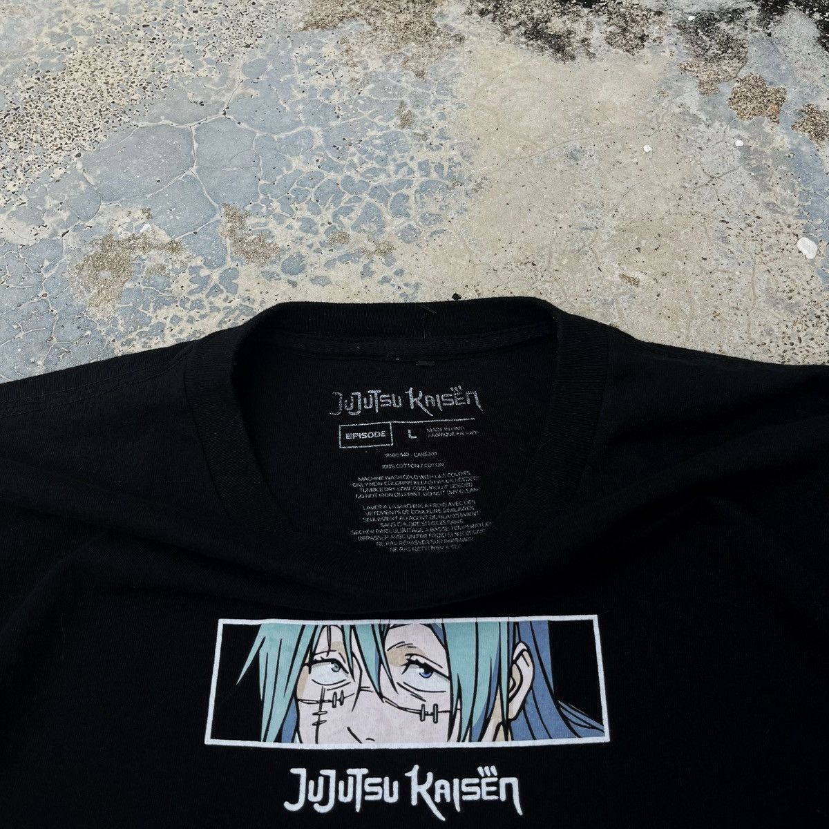 Anime Anime Jujutsu Kaisen Mahito Nice Box Print Out Design Tee Size US L / EU 52-54 / 3 - 3 Thumbnail