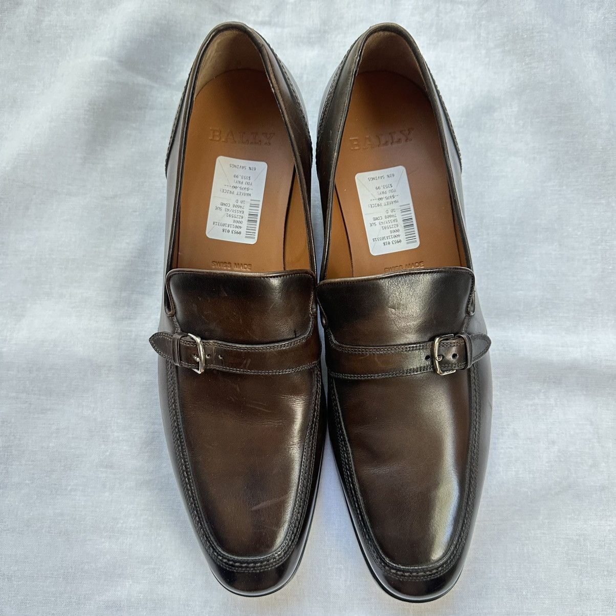 Bally New Bally $975 Lavoli Brown Leather Slip On Loafers 10D Size US 10 / EU 43 - 3 Thumbnail
