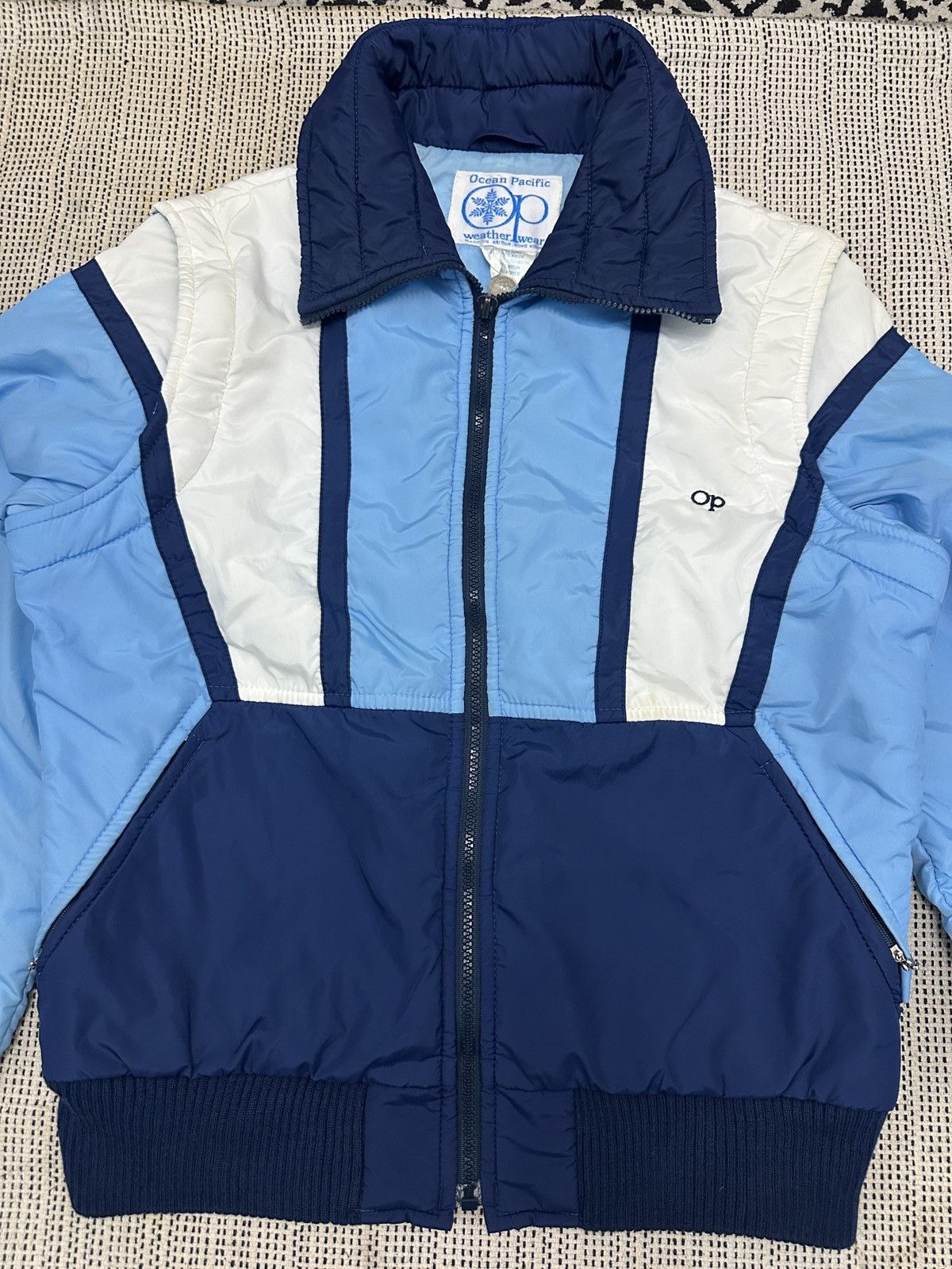 Ocean Pacific × Vintage 🔥🔥🔥Vintage 80s 90s Ocean Pacific Sunwear Zipper Jacket Size US XL / EU 56 / 4 - 8 Thumbnail