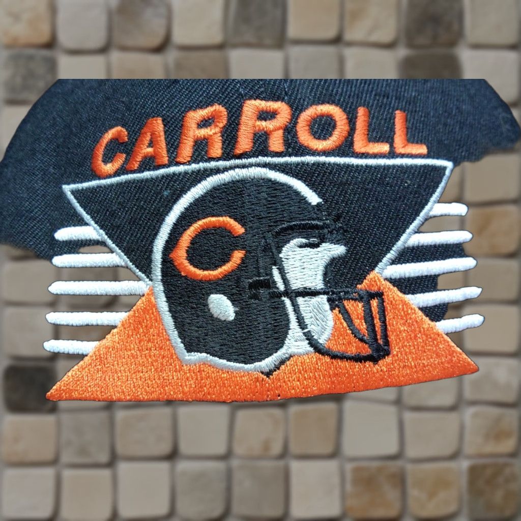 Vintage VINTAGE DeLong High School Snapback Hat Tigers Carroll Iowa 90s USA Men Adjustable Black Cotton Canvas Tigers 90s Sports Animals Hat Snapback Size ONE SIZE - 1 Thumbnail