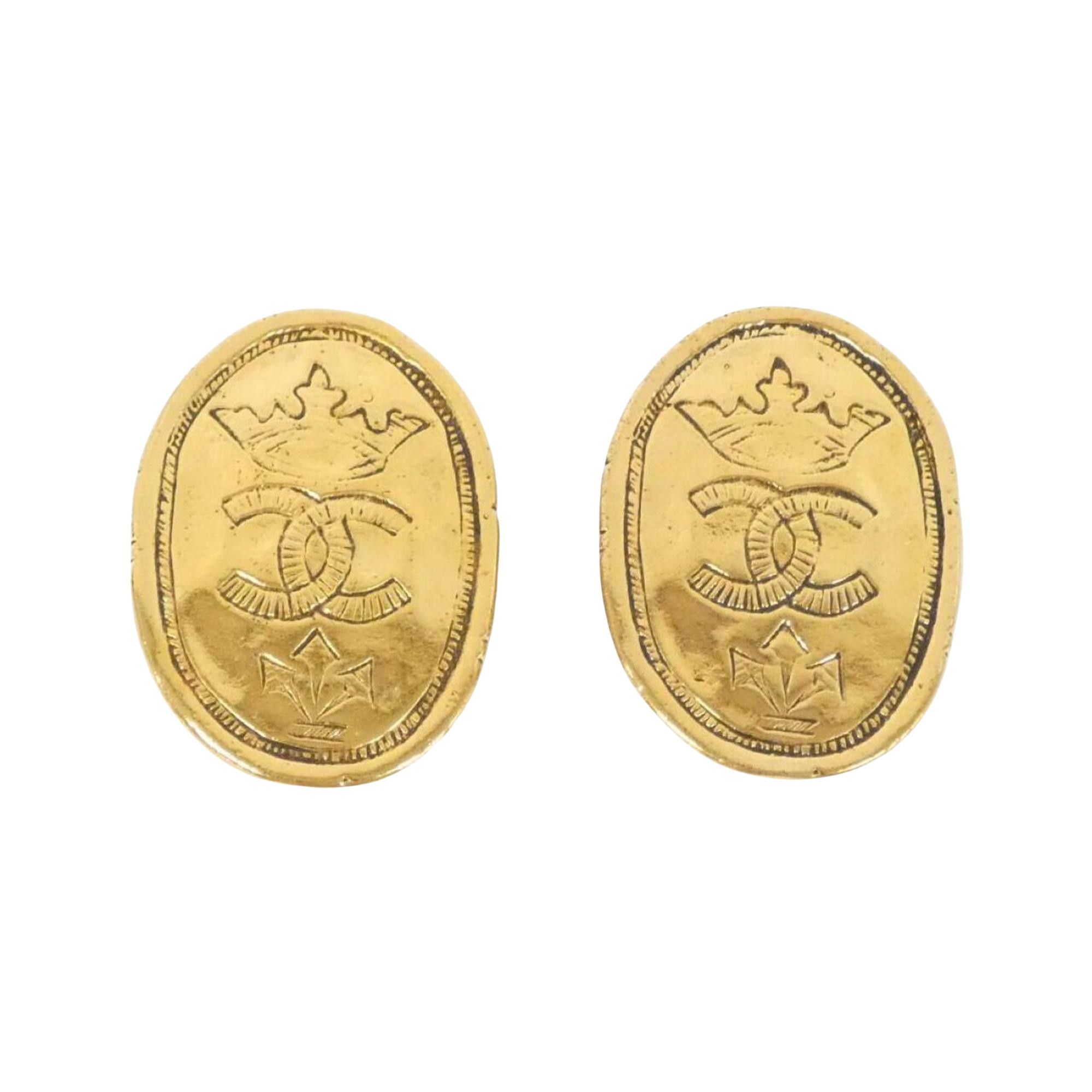 Chanel Chanel Coco Mark earring Size ONE SIZE - 1 Thumbnail