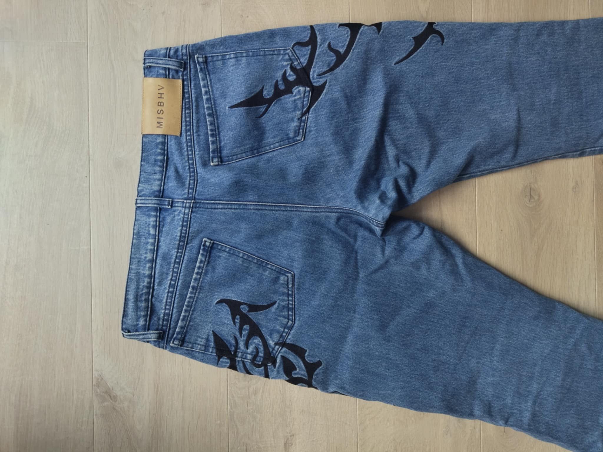 Misbhv Misbhv hardcore emroidered flared jeans Size US 32 / EU 48 - 4 Thumbnail