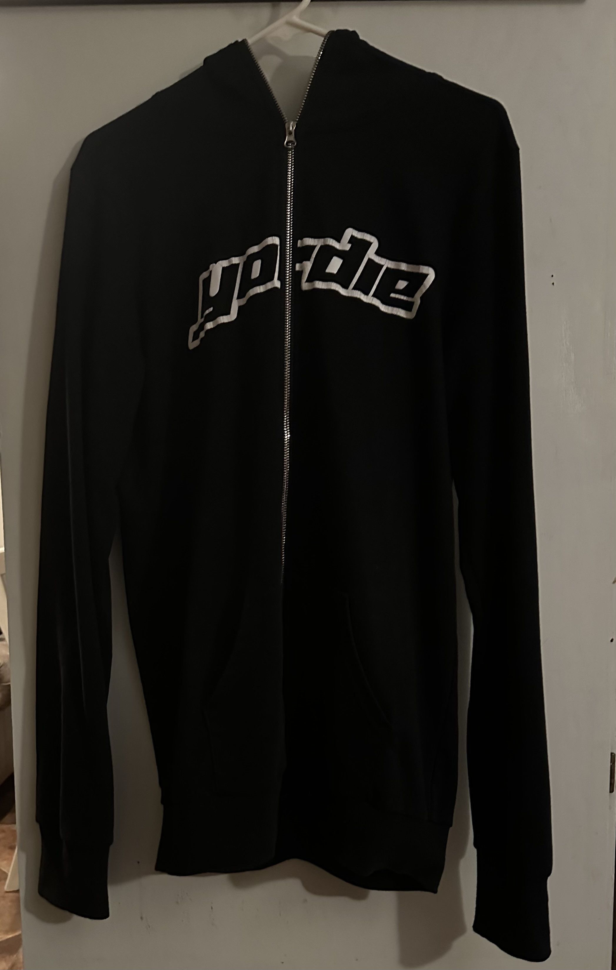 $not Yordie Black shops Bonehead Zip Hoodie