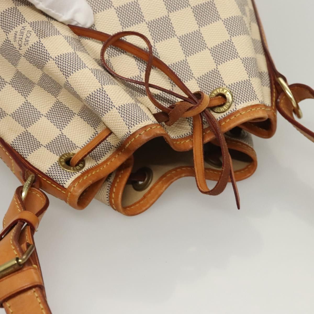 Louis Vuitton LOUIS VUITTON Damier Azur Noe BB Shoulder Bag N41220 Size ONE SIZE - 6 Thumbnail