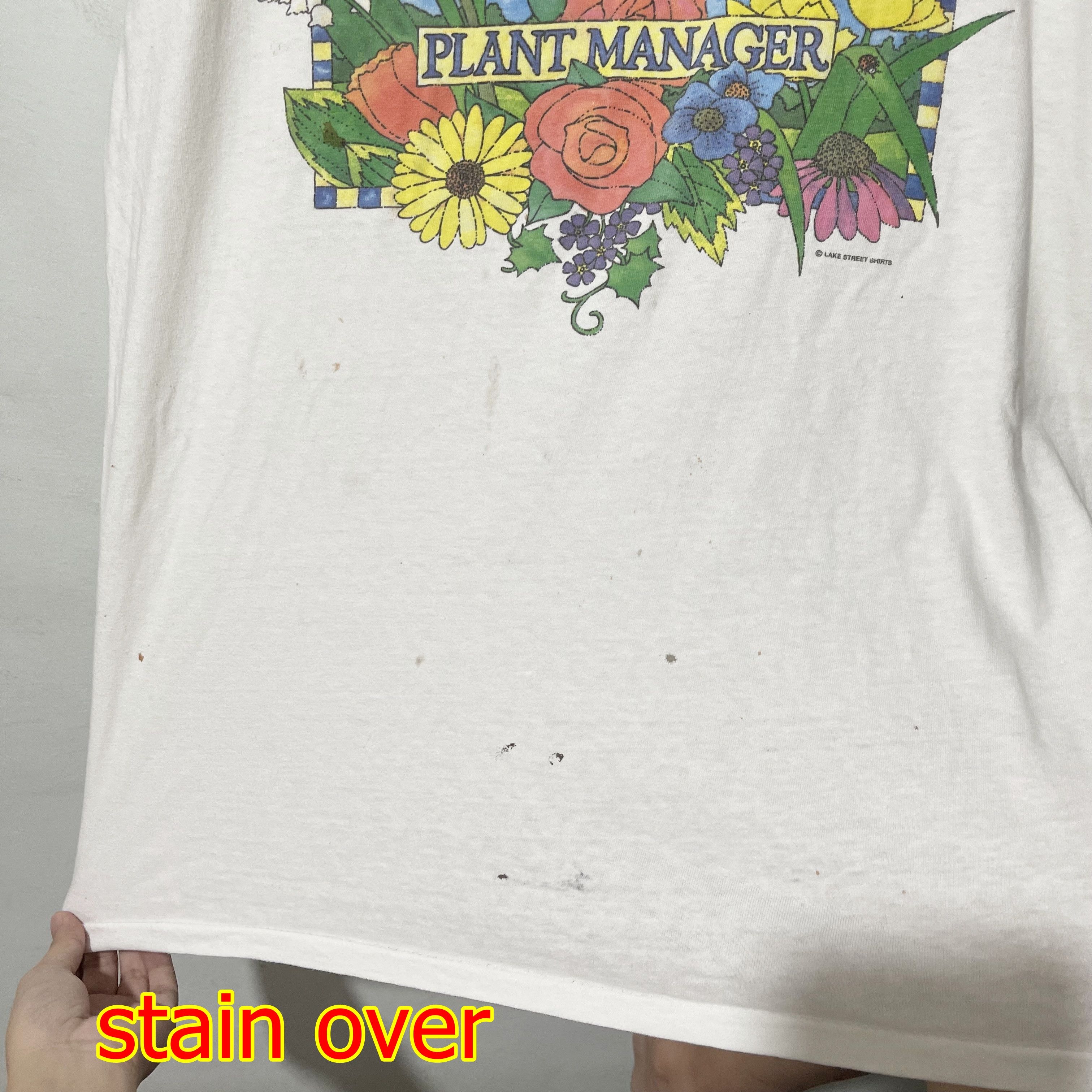 Vintage Vintage 90s “Plant Manager” T-Shirt Size US L / EU 52-54 / 3 - 8 Thumbnail