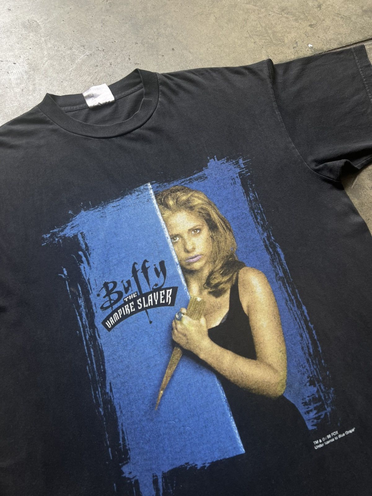 Vintage VTG 1998 Buffy The Vampire Slayer TV Show Series Tee Shirt Size US L / EU 52-54 / 3 - 3 Thumbnail
