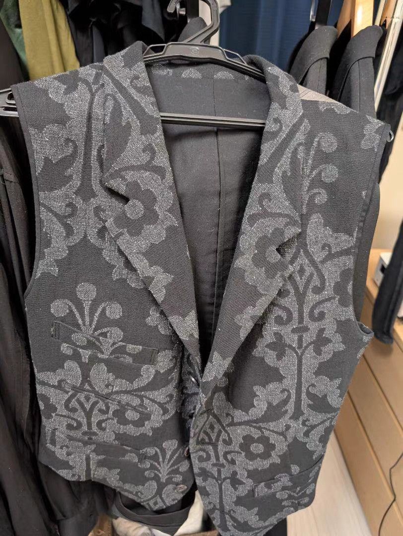 Yohji Yamamoto Yohji Yamamoto Pour Homme 24SS Jacquard Vest K11 Size US L / EU 52-54 / 3 - 3 Thumbnail