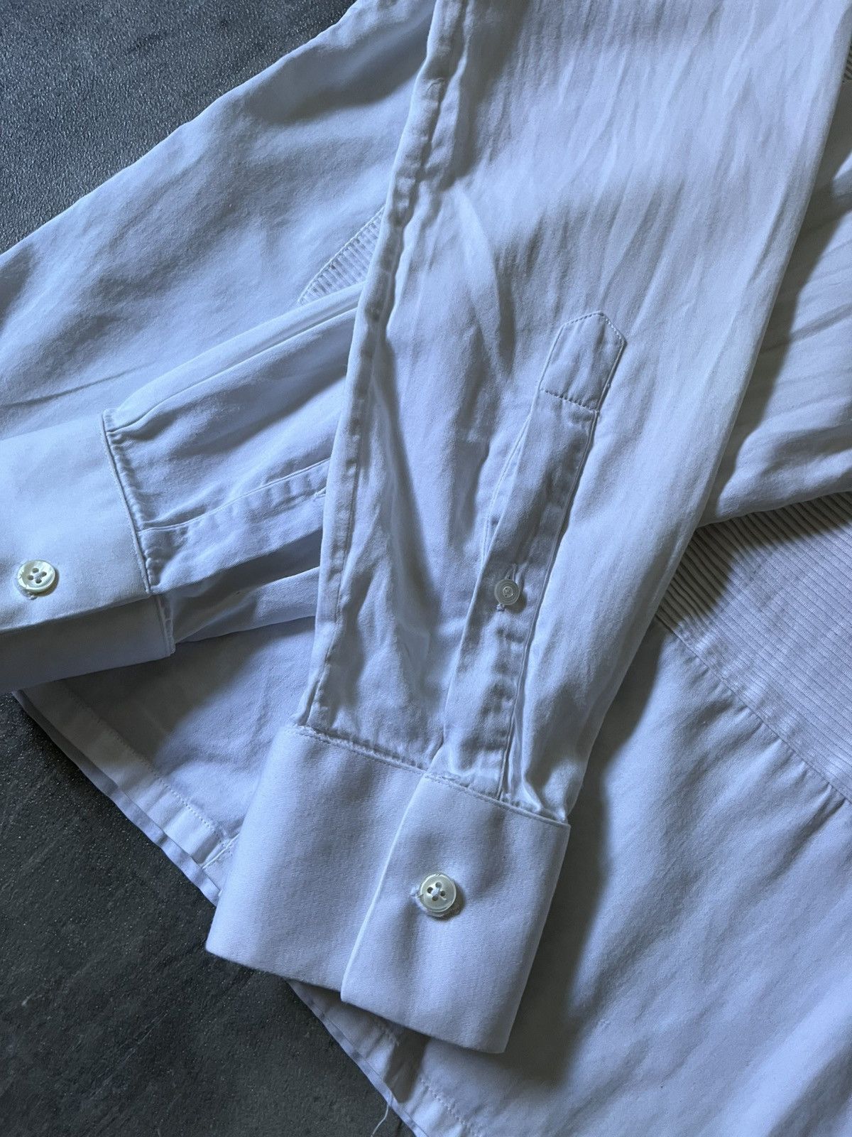 Maison Margiela Maison Margiela Replica Smoking Shirt Italy white rare Size US M / EU 48-50 / 2 - 10 Thumbnail