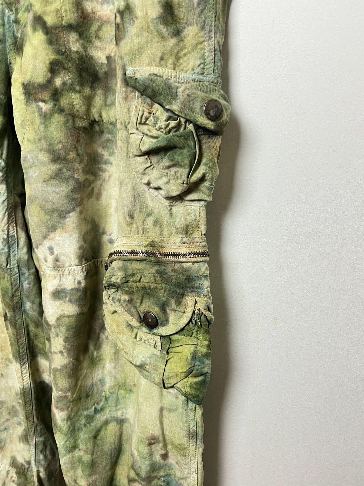 Polo Ralph Lauren ralph lauren tie dye cargo camo multipocket army pants Size US 33 - 5 Thumbnail