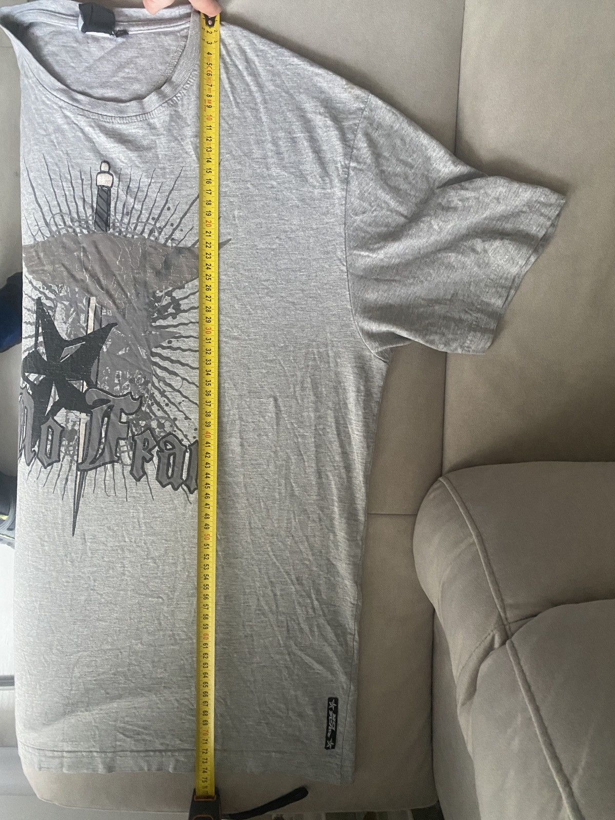 No Fear No fear streetwear knife skull tee Size US XL / EU 56 / 4 - 9 Thumbnail