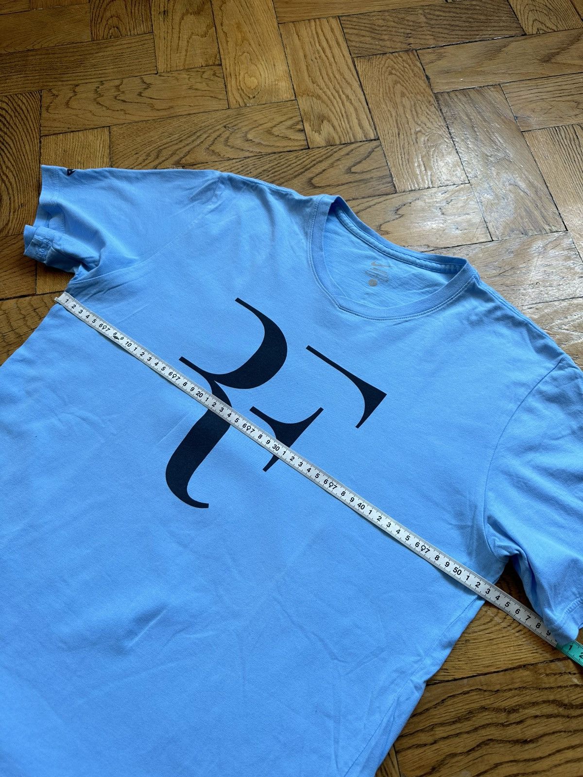 Nike × Vintage Nike Roger Federer RF tennis vintage tee t-shirt Size US L / EU 52-54 / 3 - 8 Thumbnail