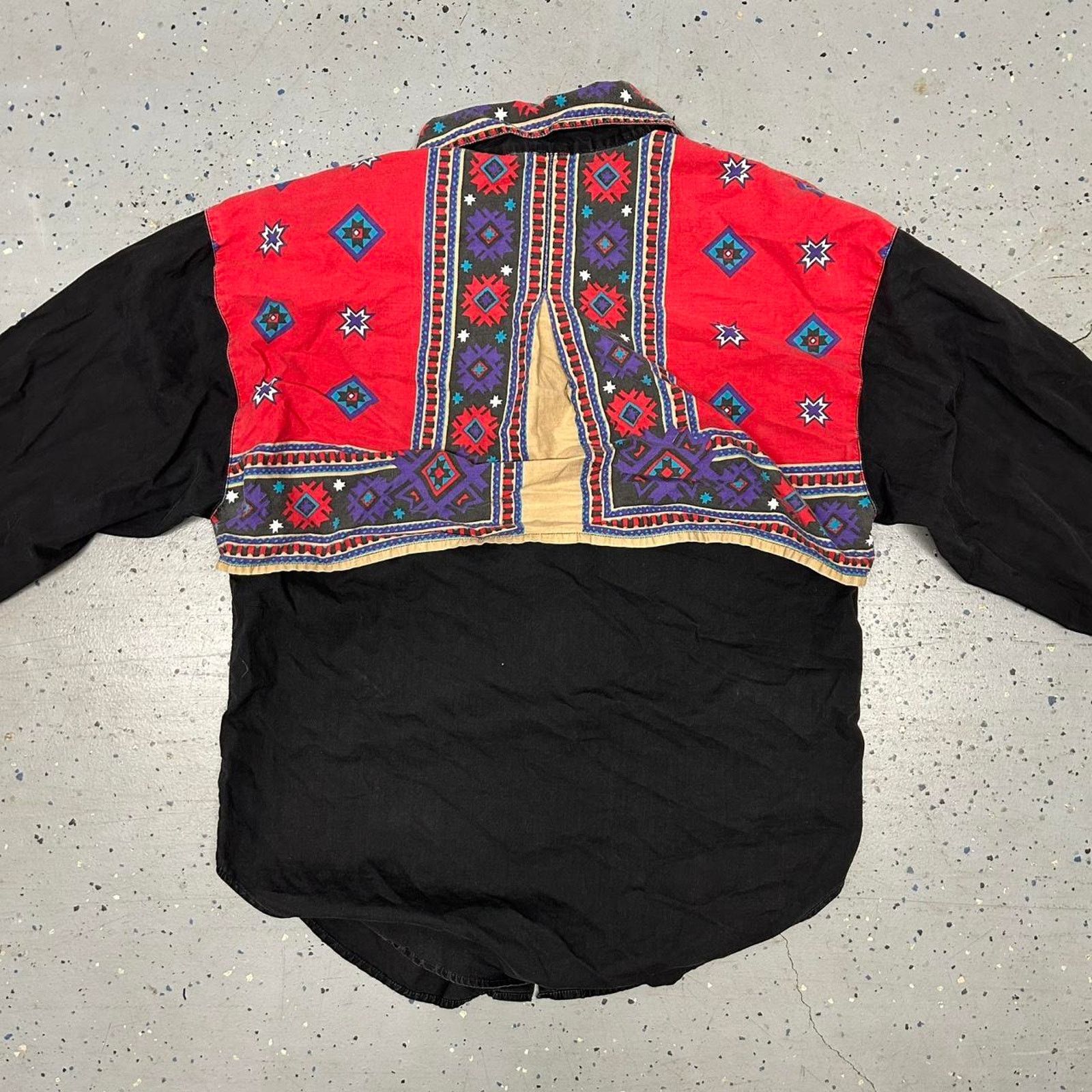 Other VTG 80s/90s Black and red western style button up shirt Size M / US 6-8 / IT 42-44 - 8 Thumbnail