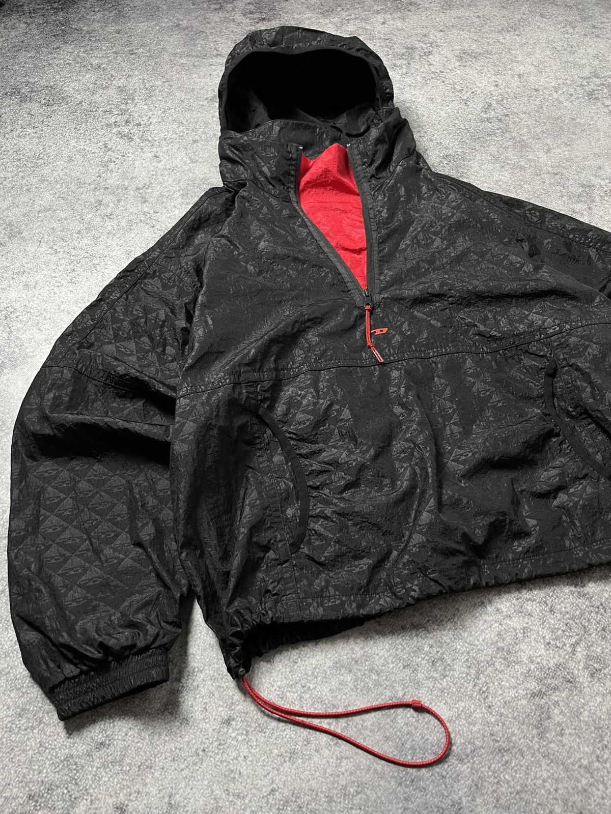 Diesel 🔥RRP $350 DIESEL SPORT 2025 MONOGRAM ANORAK NYLON JACKET Size US M / EU 48-50 / 2 - 7 Thumbnail