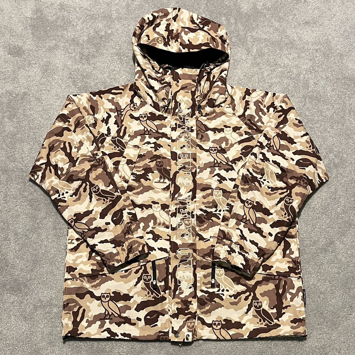 Bape x OVO Woodland Camo Snowboard Jacket