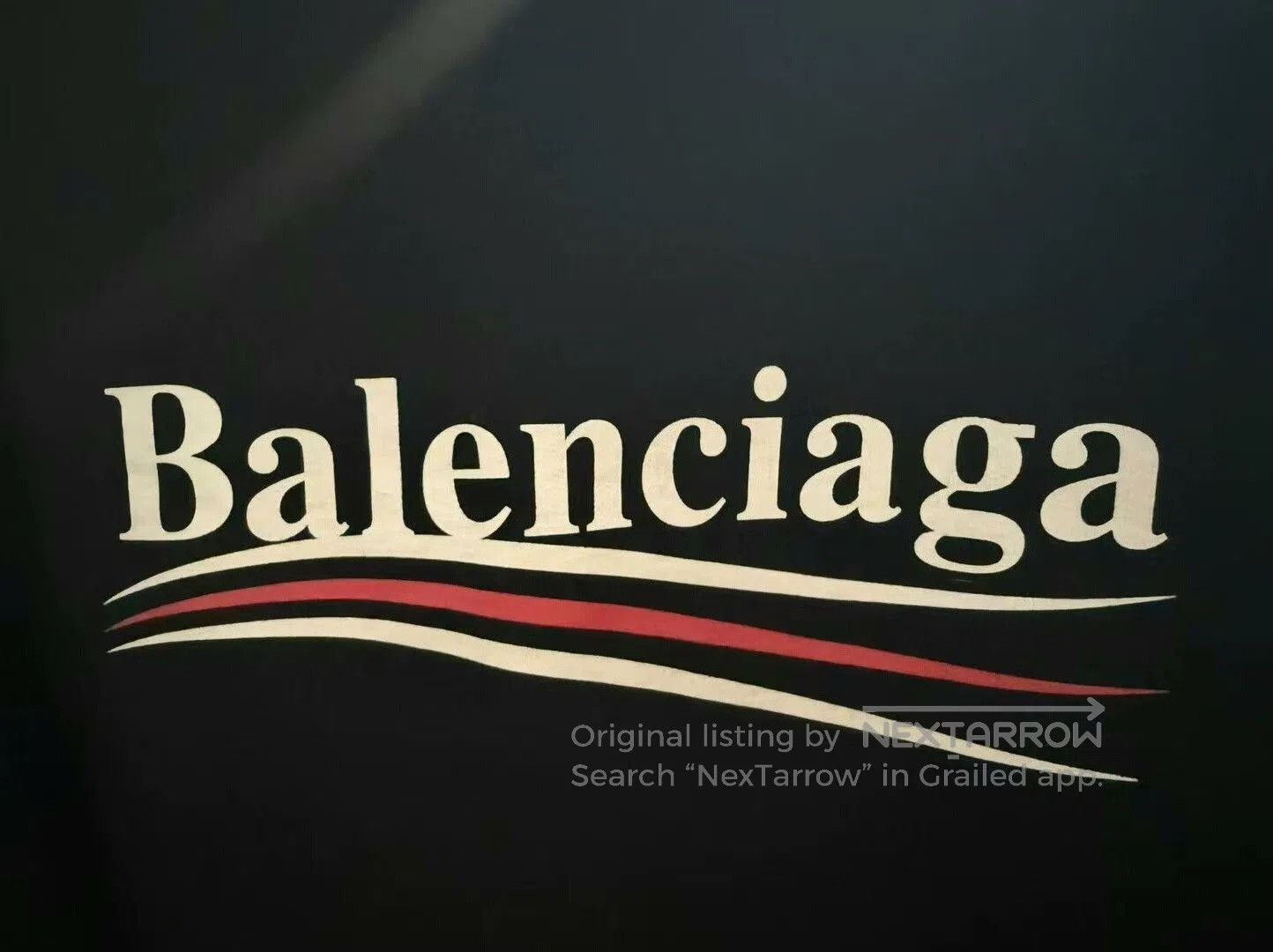 Balenciaga balenciaga black graphic print sweatshirt xs. Size US XS / EU 42 / 0 - 4 Thumbnail