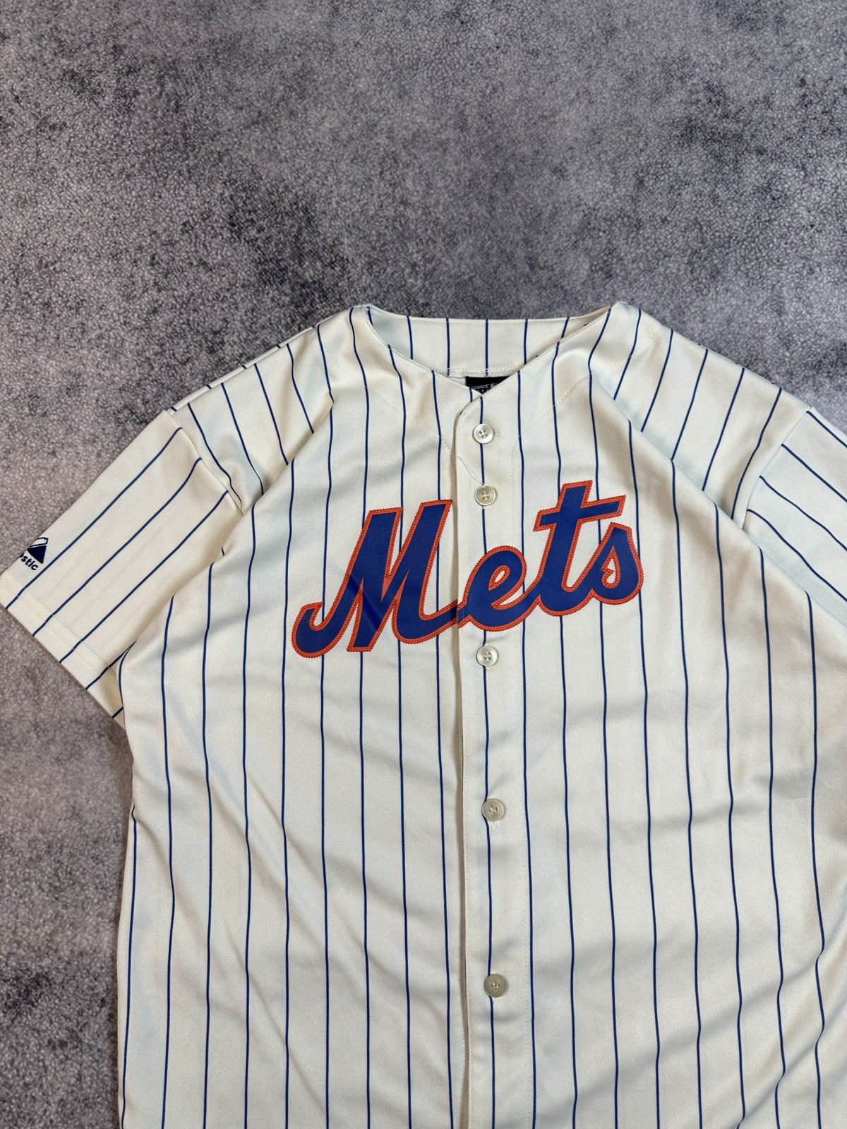 Majestic Vintage Majestic Mets 3 Granderson Jersey MLB L Rare USA Size US M / EU 48-50 / 2 - 2 Thumbnail
