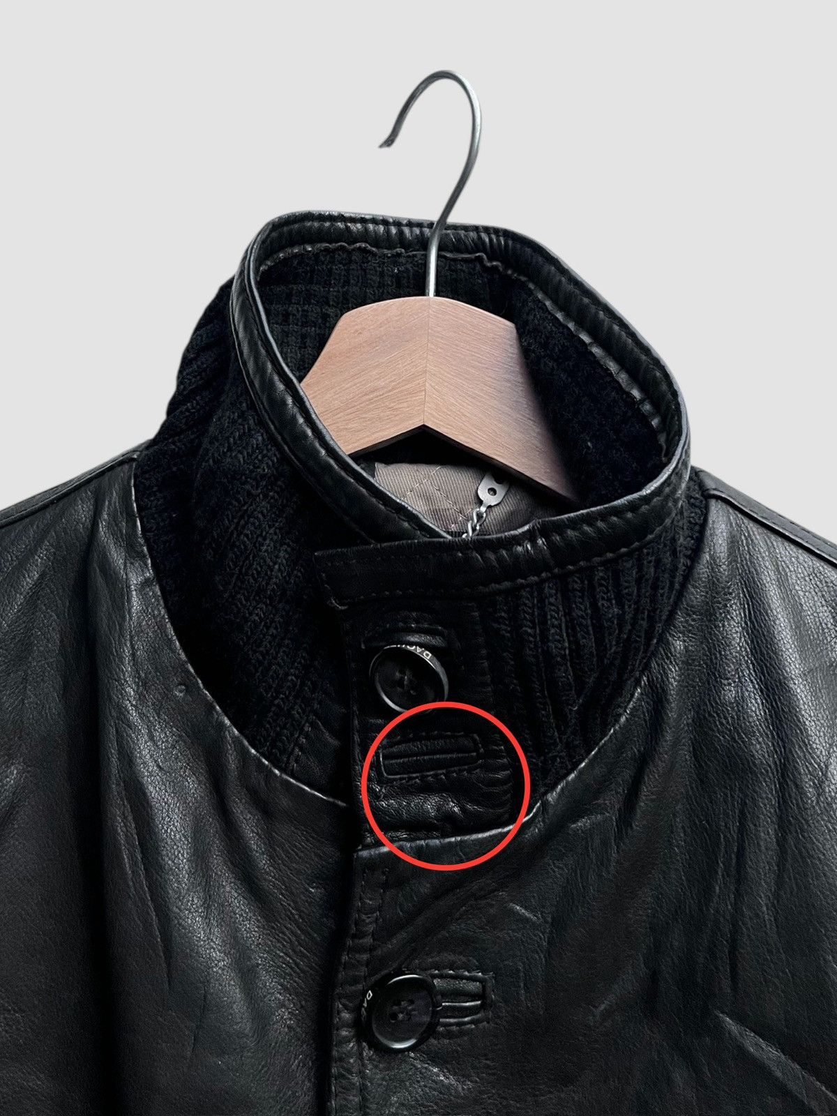 Dacute Dacute Ribbed Crop Leather Jacket Made in Italy Size US M / EU 48-50 / 2 - 7 Thumbnail
