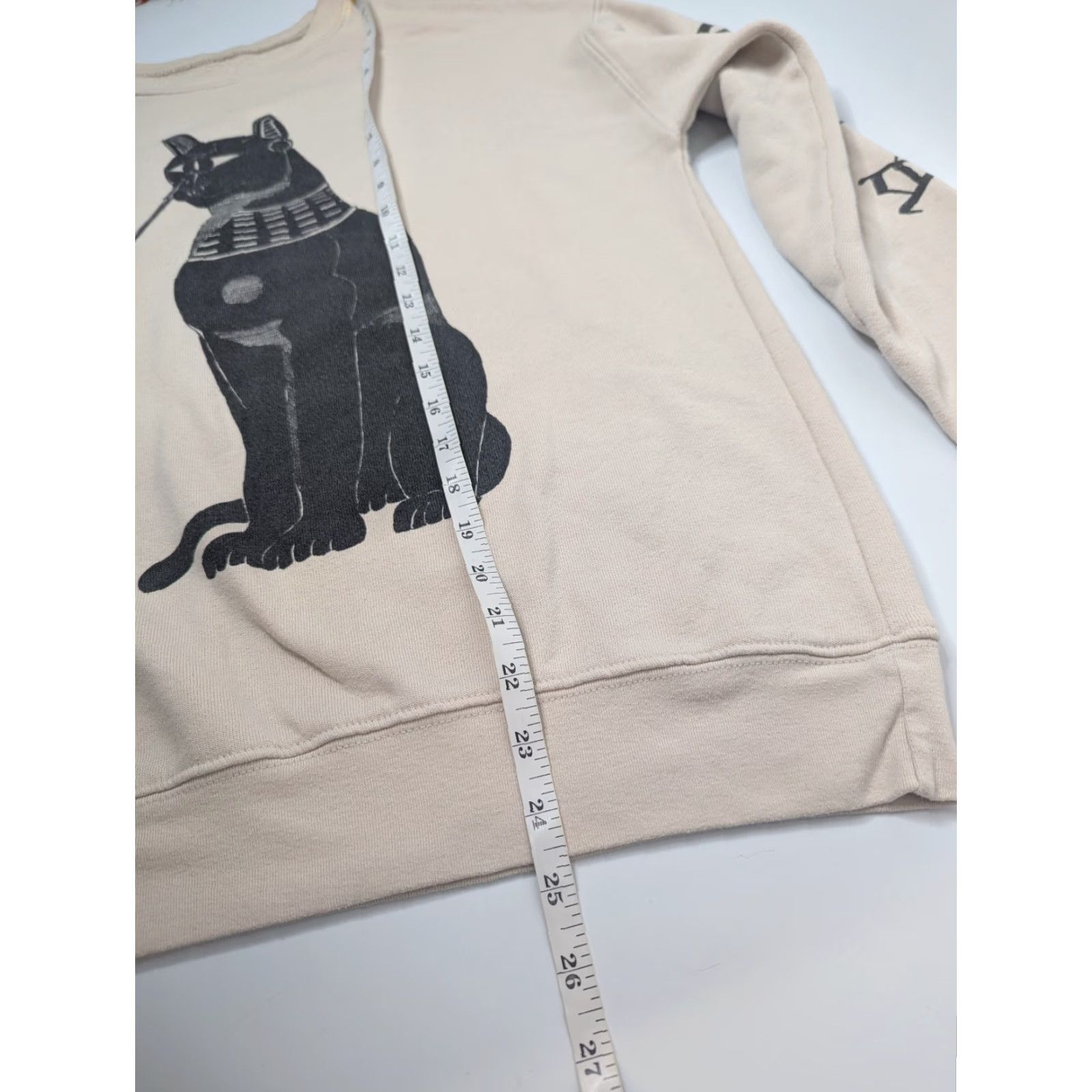 Vintage Hammer Museum Sweatshirt Umar Rashid Chaos and Order Cat Papyrus Size Small Size US S / EU 44-46 / 1 - 7 Thumbnail