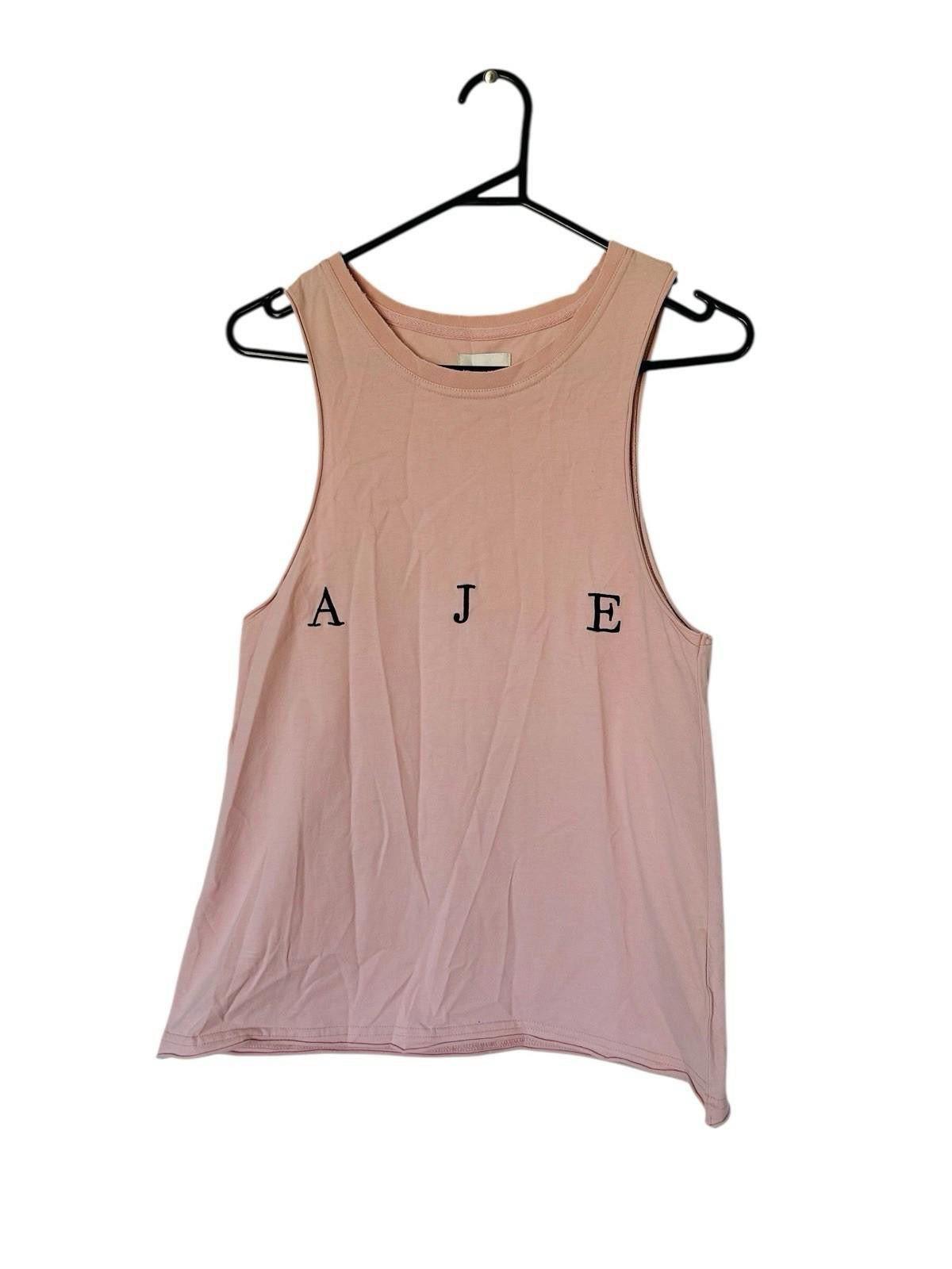 Other Aje Muscle Tank Sleeveless Logo Casual Cotton - Size XS Size XS / US 0-2 / IT 36-38 - 4 Thumbnail