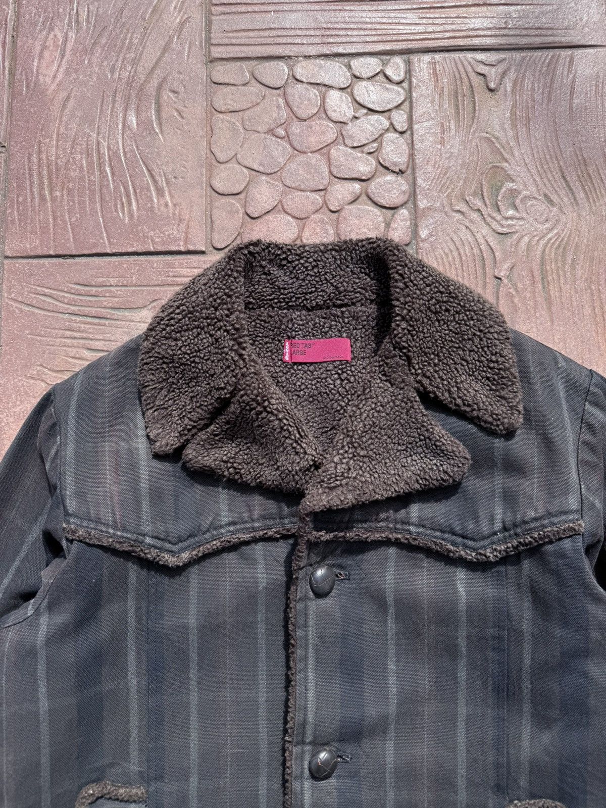 Levi's Vintage Levi’ Strauss Duck Canvas + Deep Pile Fleece Jacket Size US L / EU 52-54 / 3 - 2 Thumbnail