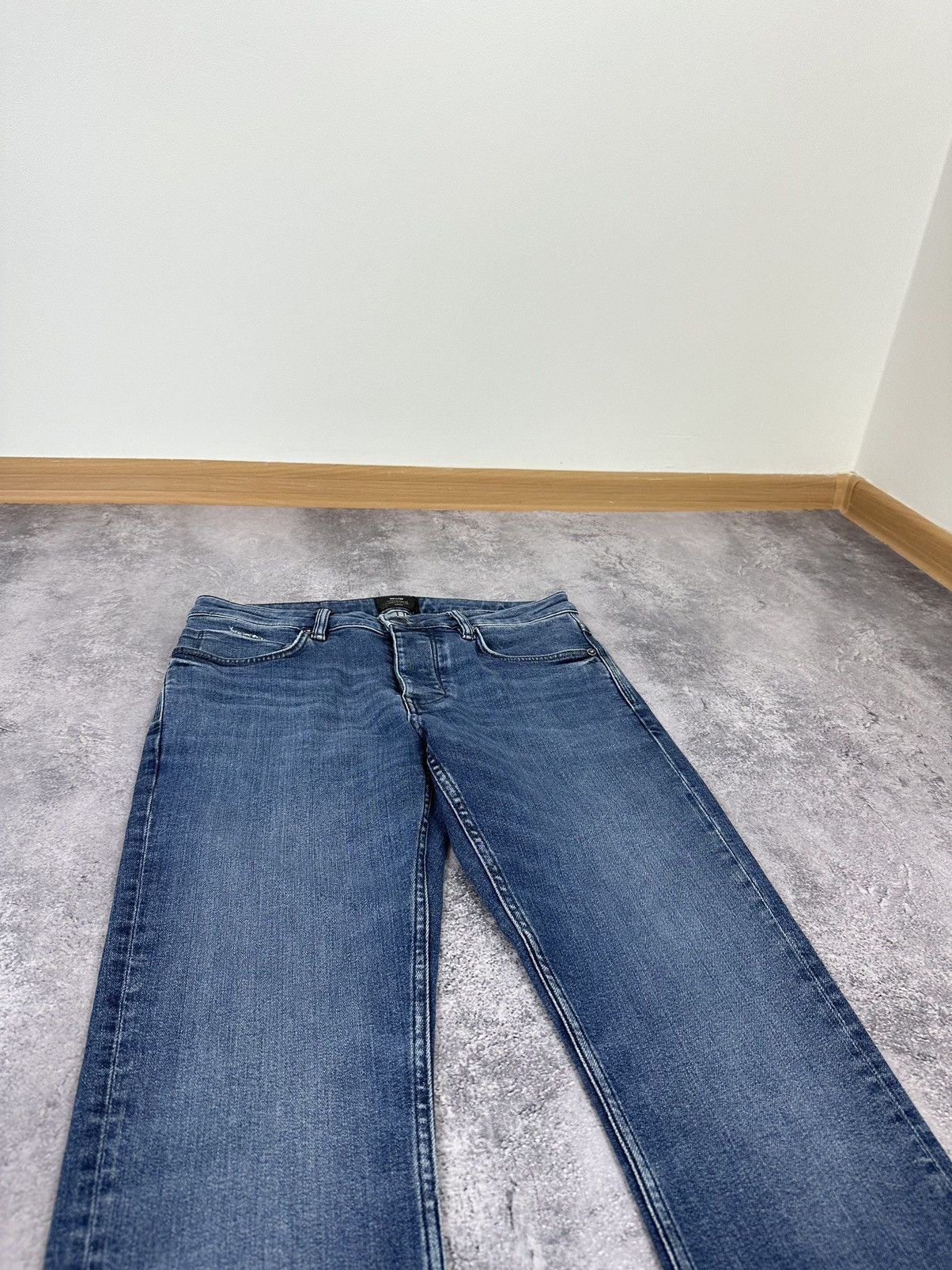 NEUW Denim Vintage Neuw Iggy Skinny Avant Garde Designer Opium Jeans Size US 32 / EU 48 - 10 Thumbnail
