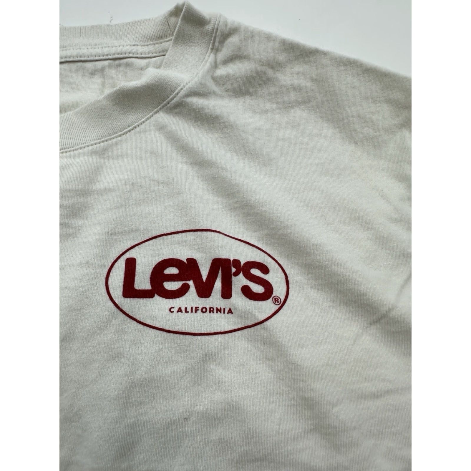Levi's VINTAGE Levi’s T-Shirt Men Large White Long Sleeve Logo Casual All Seasons Size US L / EU 52-54 / 3 - 3 Thumbnail