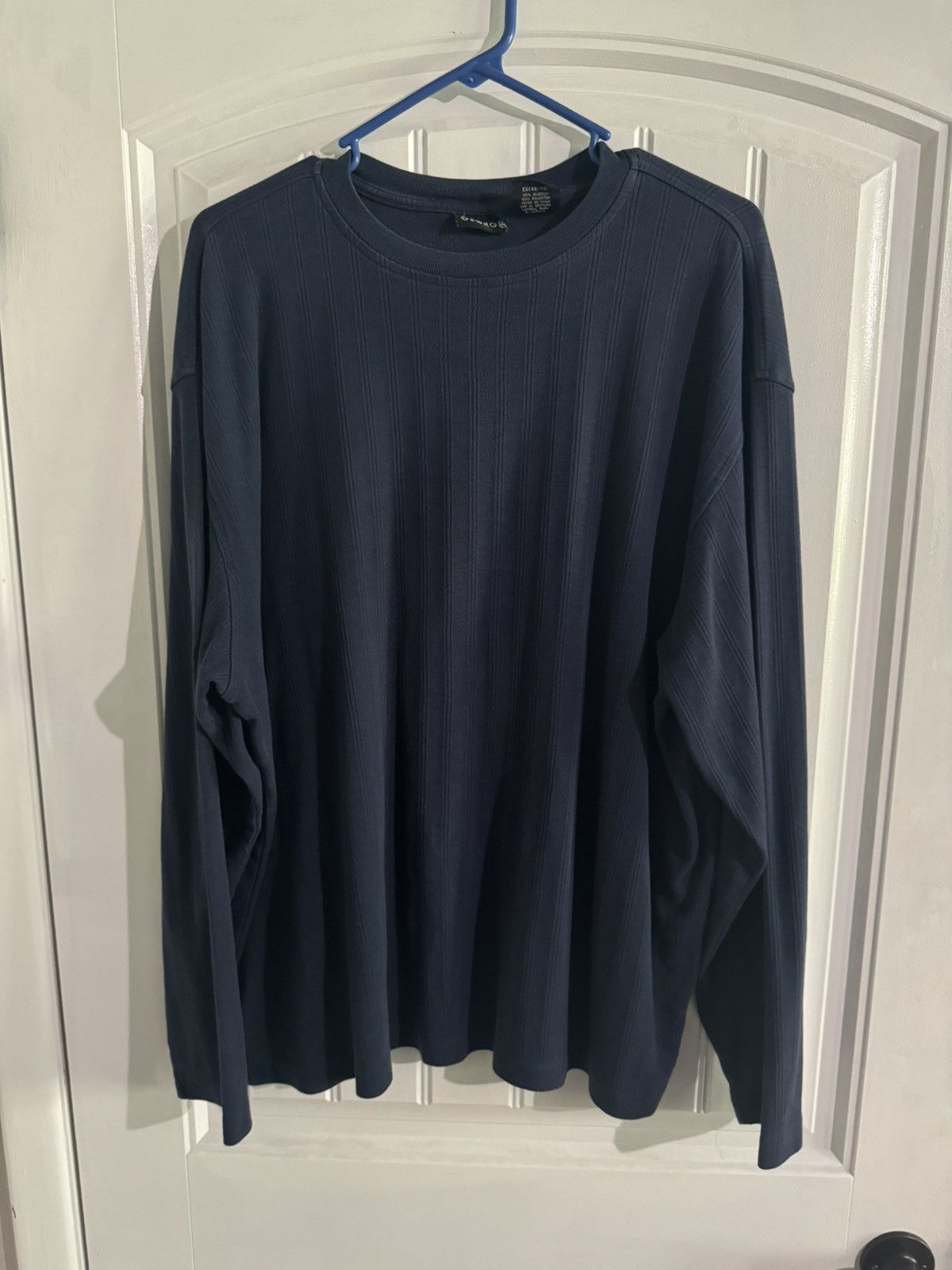 George vintage long sleeve blue george shirt Size US XL / EU 56 / 4 - 1 Thumbnail