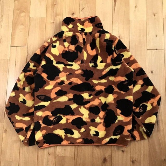 Bape × Nigo 🔥Vintage🔥 BAPE Orange camo boa jacket a bathing ape NIGO Size US S / EU 44-46 / 1 - 2 Thumbnail