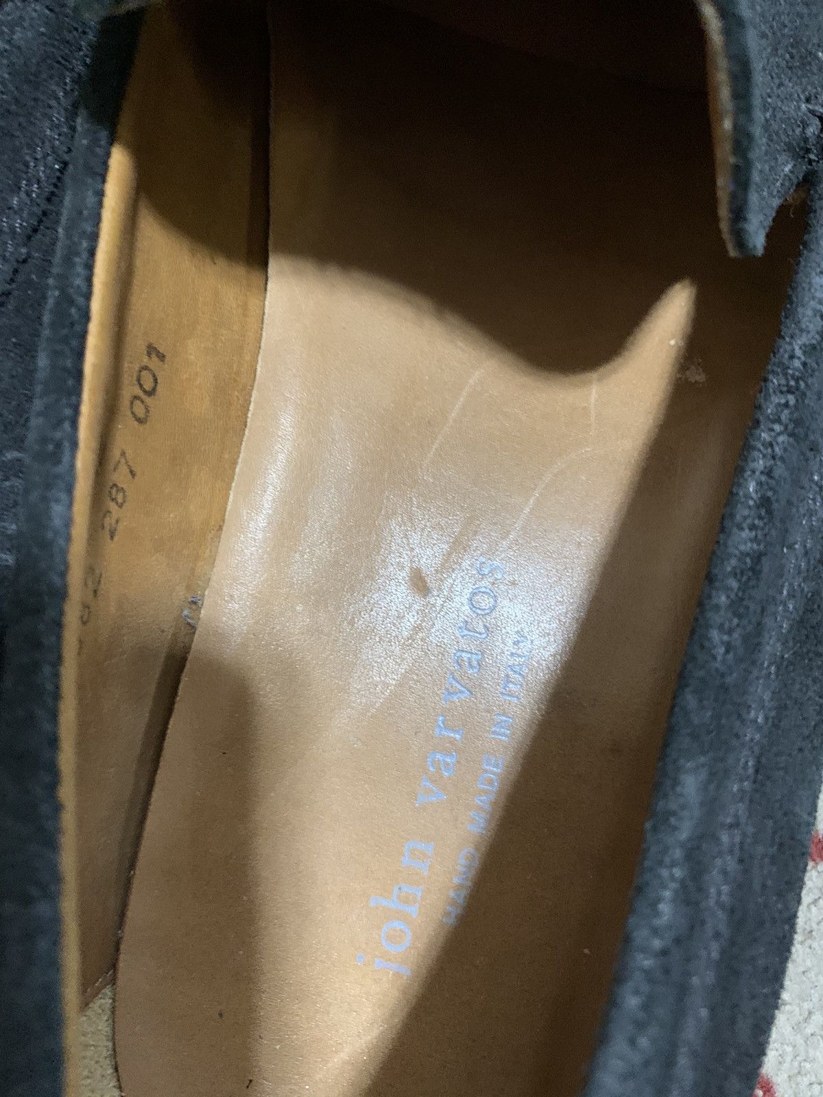 John Varvatos Brushed Suede Dress slip ons Size US 12 / EU 45 - 11 Thumbnail