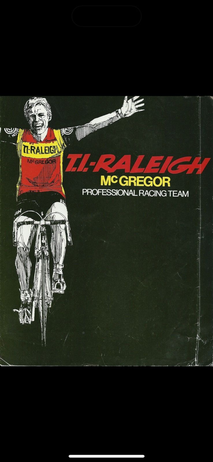 Bicycle Vintage 80's Retro Ti Raleigh Campagnolo Cycling Zip Jersey Size US M / EU 48-50 / 2 - 12 Thumbnail