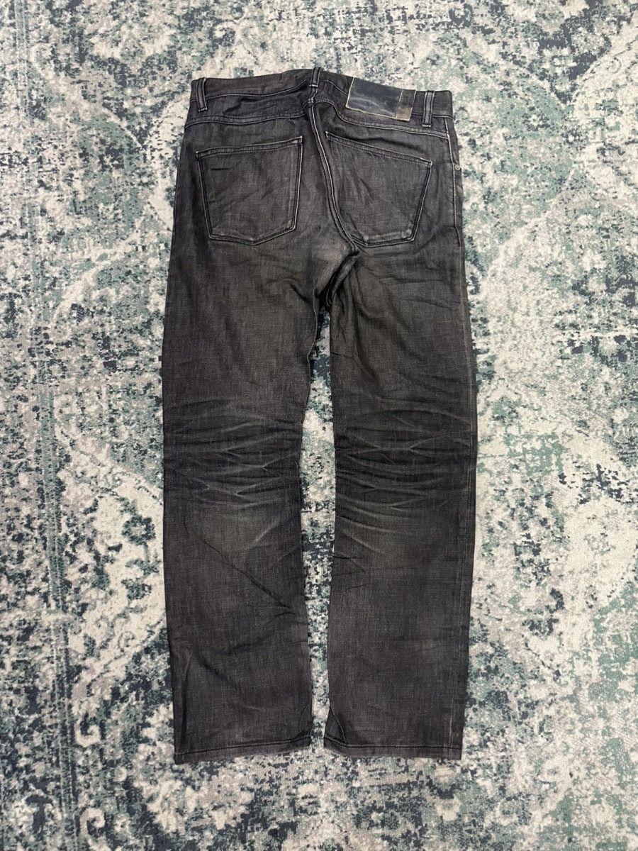 Jil Sander Jil Sander By Raf Simon Waxed Style Distressed Denim Size US 32 / EU 48 - 4 Thumbnail