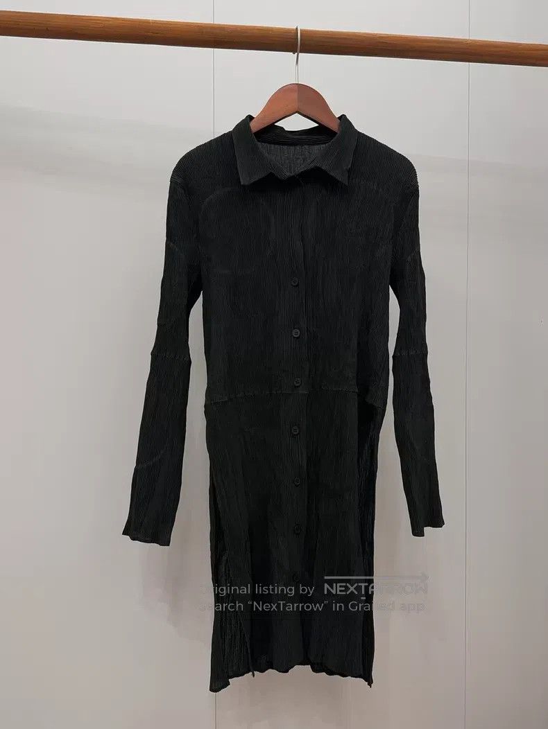 Issey Miyake Issey Miyake Bamboo Circle Geometric Coat Size L / US 10 / IT 46 - 1 Thumbnail