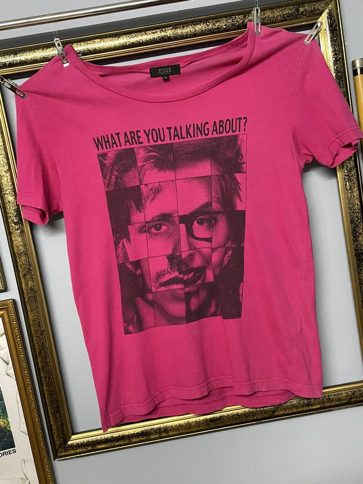 Hysteric Glamour Vintage 90s Japan Designer Edge Rupert Art Face 3D Pop Tee Size US M / EU 48-50 / 2 - 2 Thumbnail