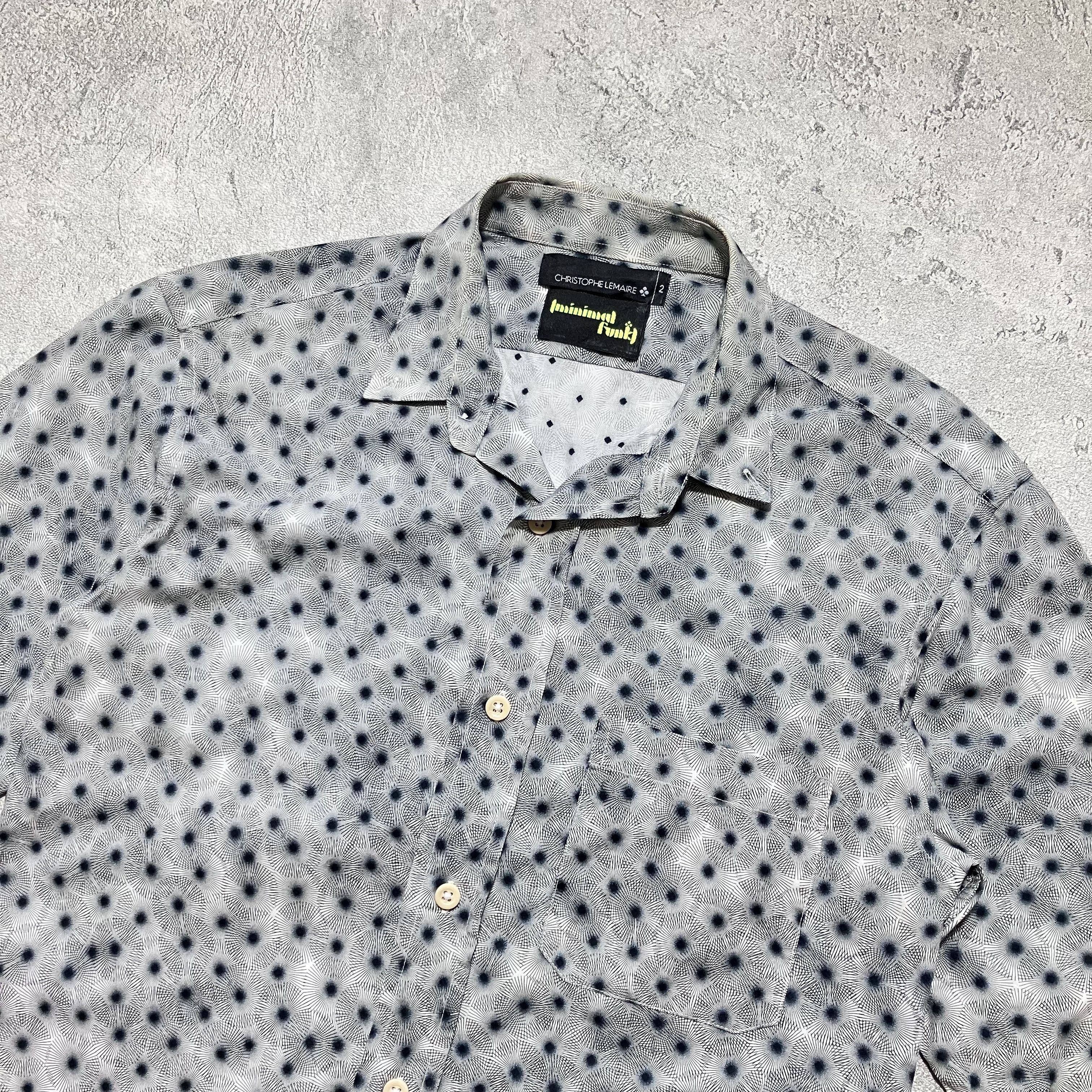 Lemaire Christophe Lemaire x Minimal Funk circular patterned shirt Size US M / EU 48-50 / 2 - 3 Thumbnail