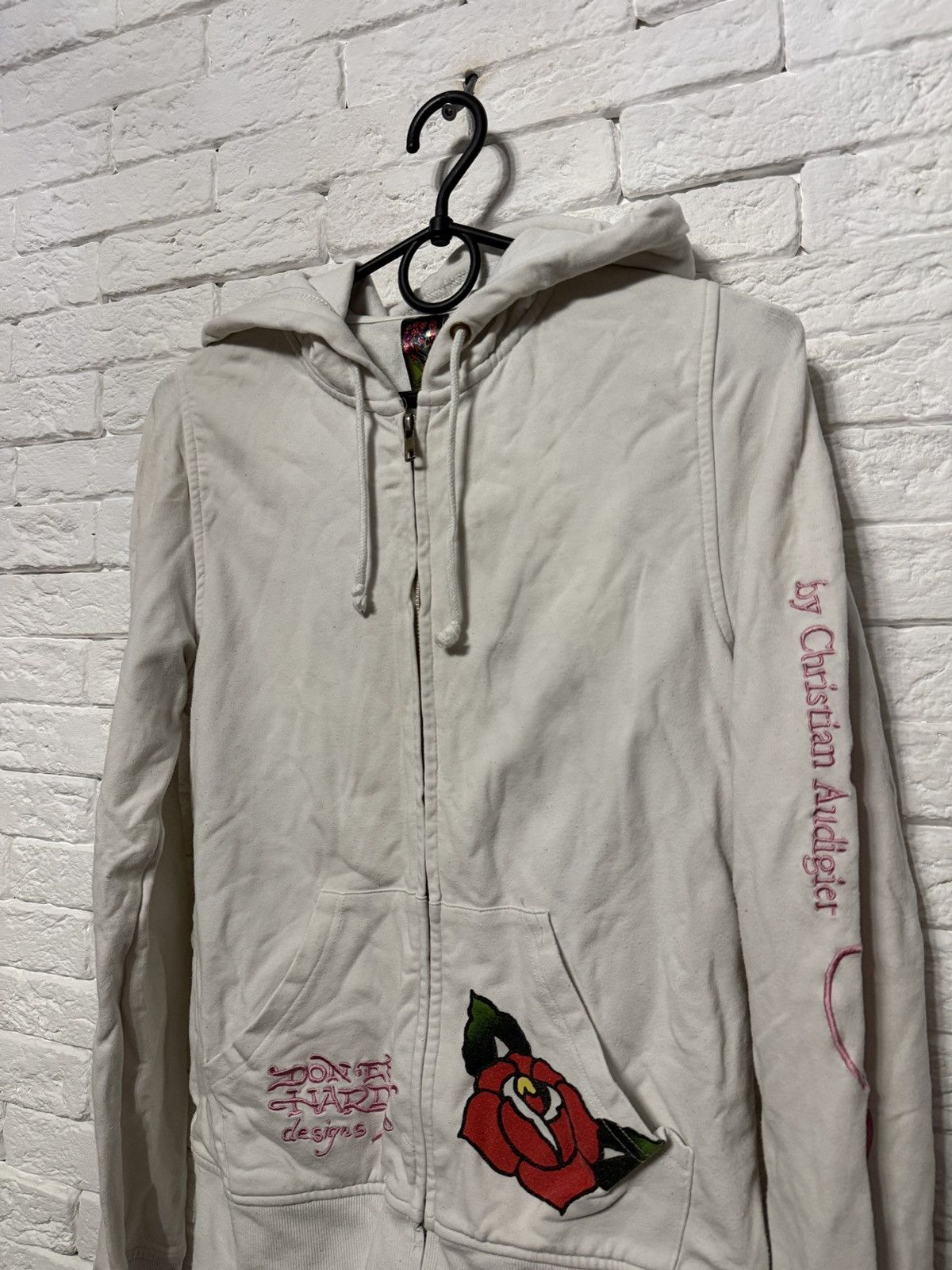 Ed Hardy Vintage Don Ed Hardy By Christian Audigier Zip Skull Tatoo Size S / US 4 / IT 40 - 4 Thumbnail