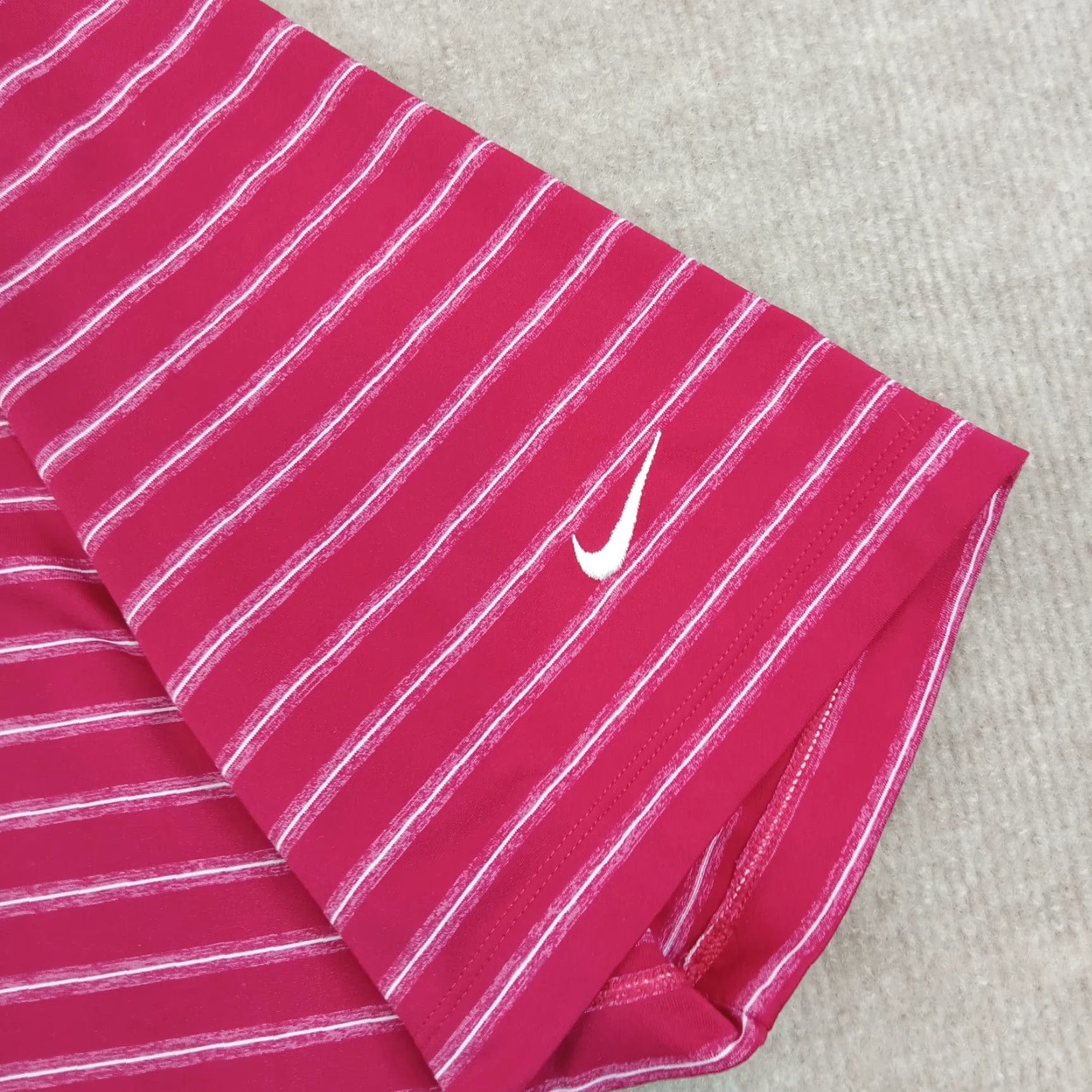 Nike Nike Polo Shirt Mens XL Red White Striped Dri Fit Short Sleeve Golf Casual Logo Size US XL / EU 56 / 4 - 6 Thumbnail