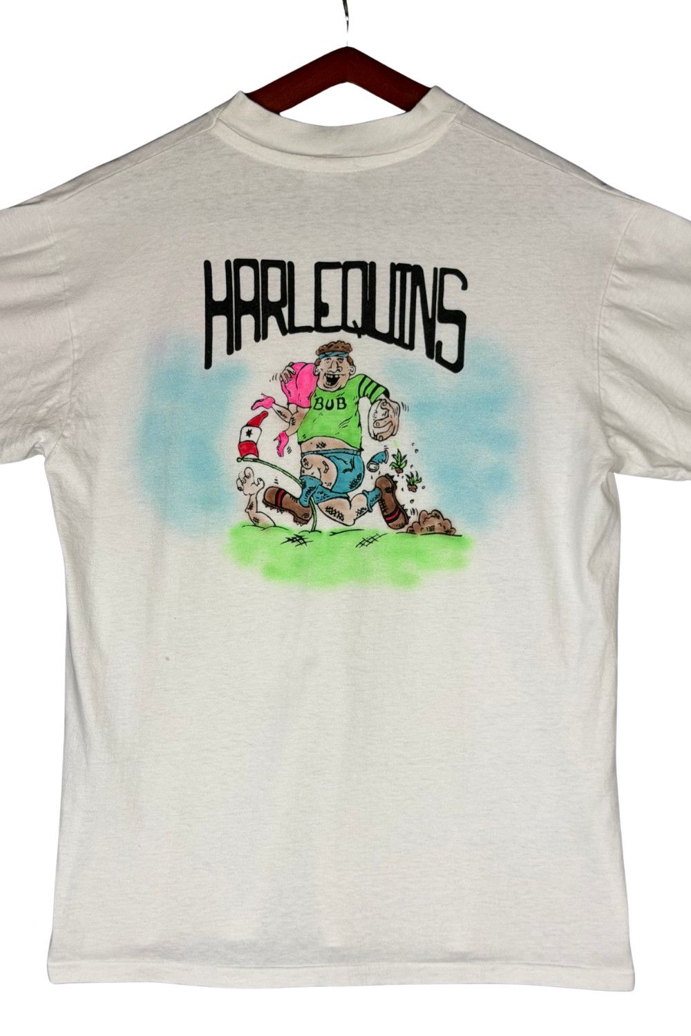 Hanes 90s Penticton Harlequins Rugby Graphic Tee USA Made Hanes L Size US L / EU 52-54 / 3 - 11 Thumbnail