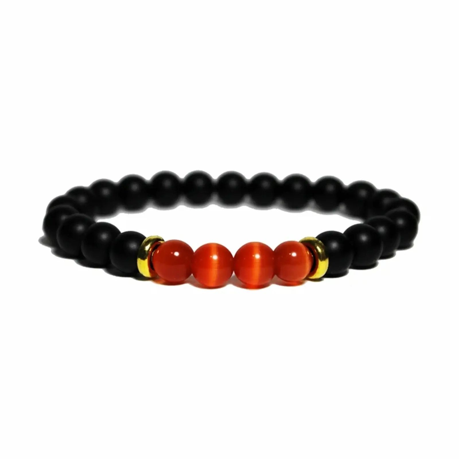Jewelry 🔴 Bracelet - Black Onyx & Cat Eye Size ONE SIZE - 1 Preview