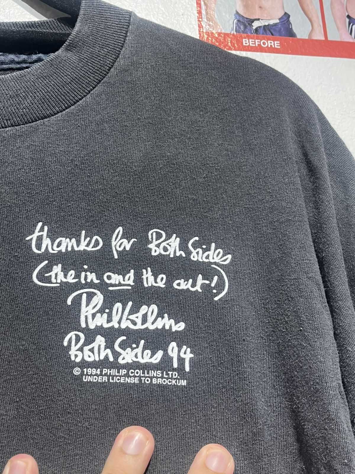 Band Tees 1994 Philip Collins Brockum tee Size US L / EU 52-54 / 3 - 4 Thumbnail