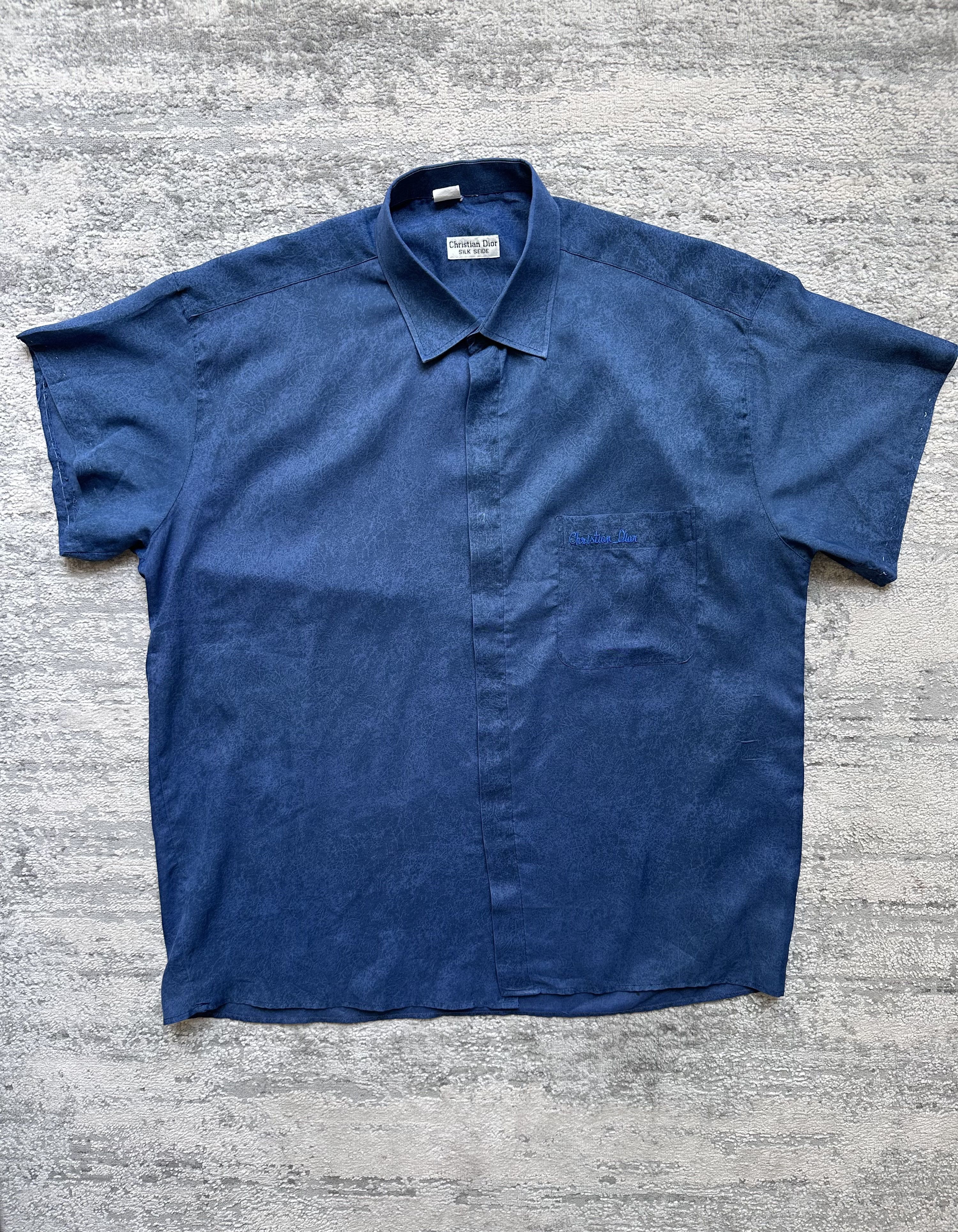 Christian Dior Monsieur × Dior Christian Dior silk shirt vintage
