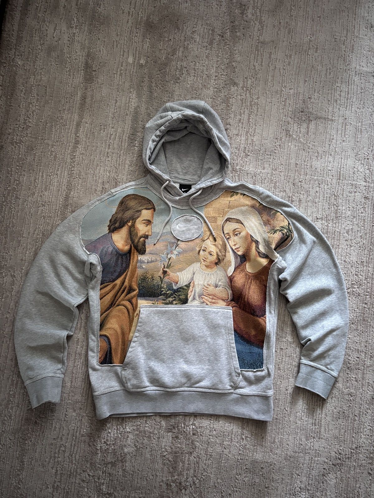 Nike Nike Reworked Junya Watanabe style Grey Hoodie Size US M / EU 48-50 / 2 - 1 Thumbnail