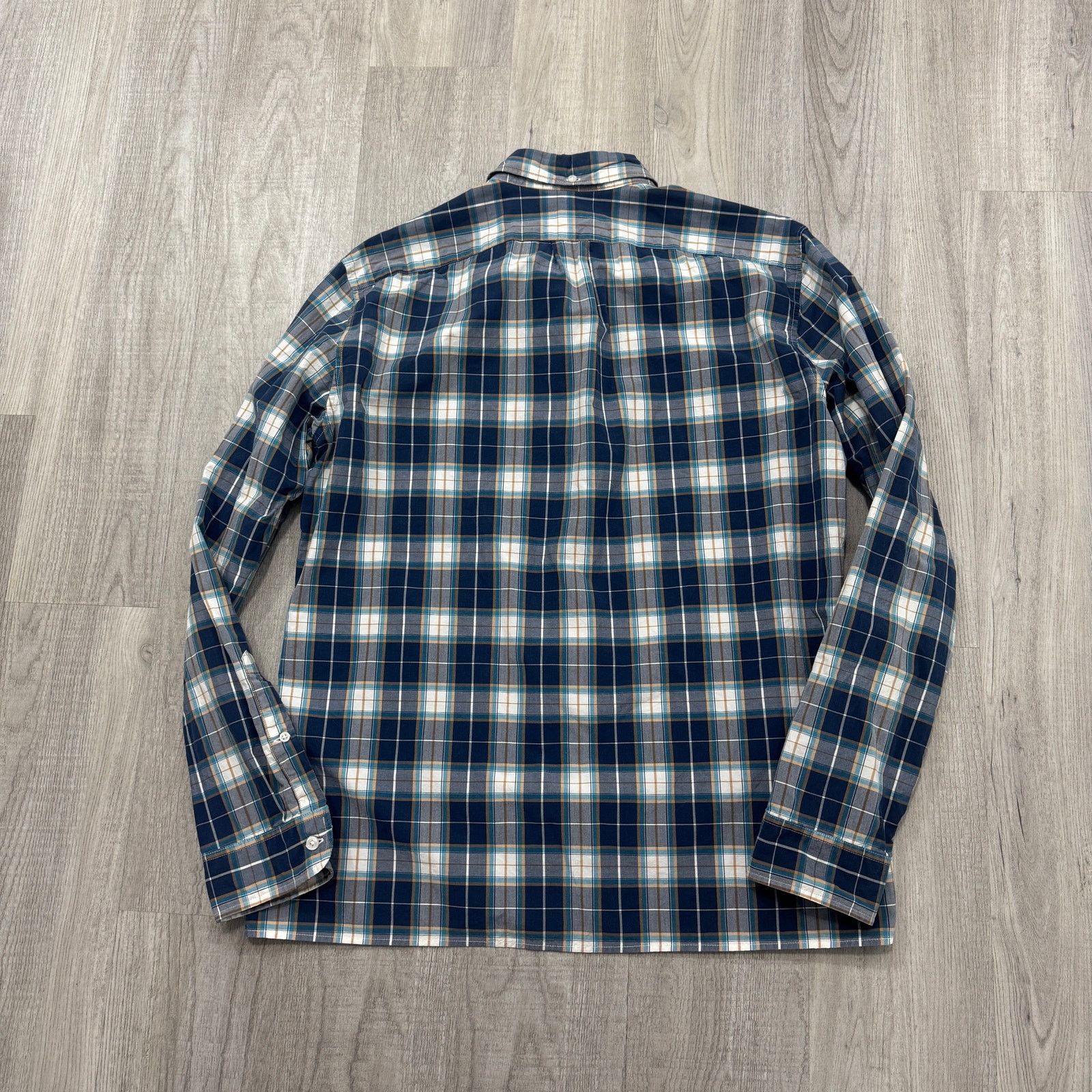 J.Crew J Crew Button Down Shirt Men's Large Blue Plaid Preppy Size US L / EU 52-54 / 3 - 6 Thumbnail