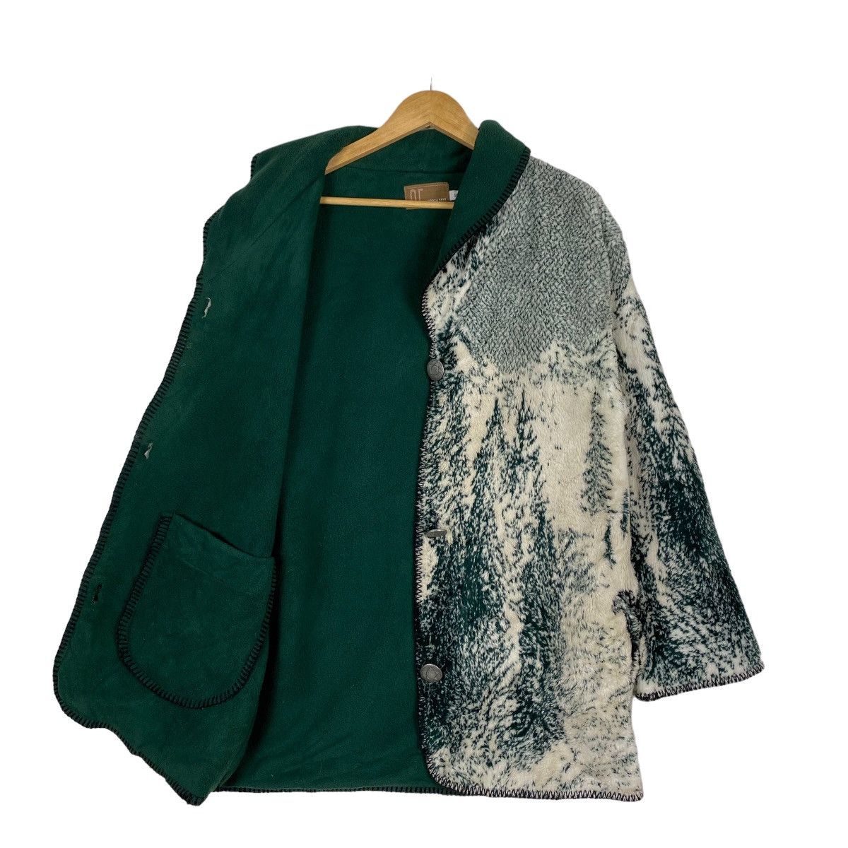 Japanese Brand Andrea Feve By Mazmania Alloverprint Art Winter Jacket Size US M / EU 48-50 / 2 - 8 Thumbnail