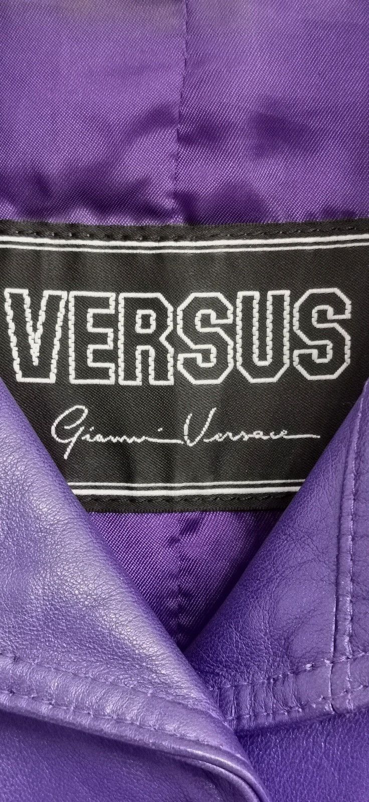 Versus Versace Gianni Versace Versus vintage lamb leather jacket Size S / US 4 / IT 40 - 2 Thumbnail