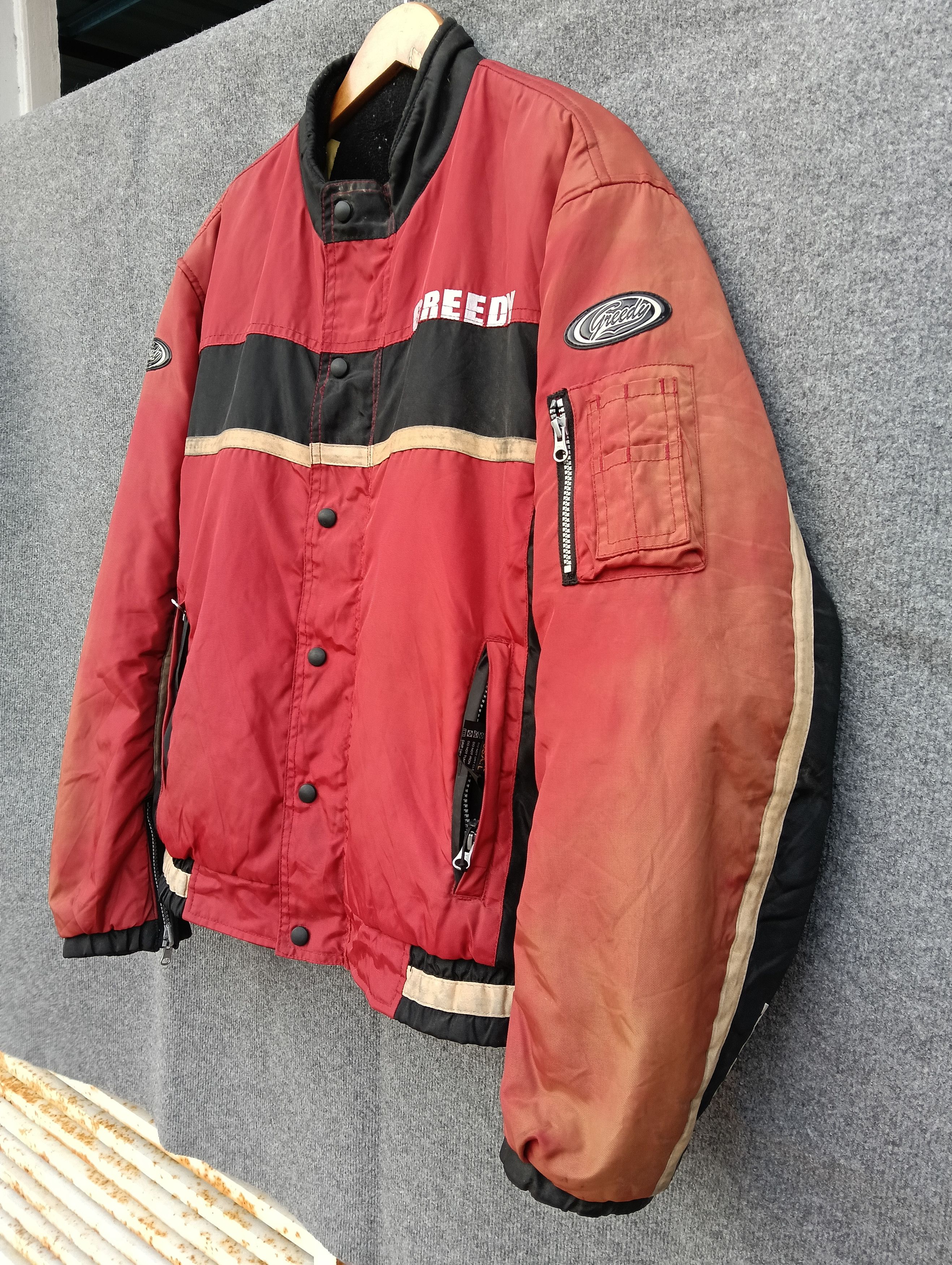 Greedy Genius Vintage Greedy Racing reversible jacket. Size US L / EU 52-54 / 3 - 2 Thumbnail
