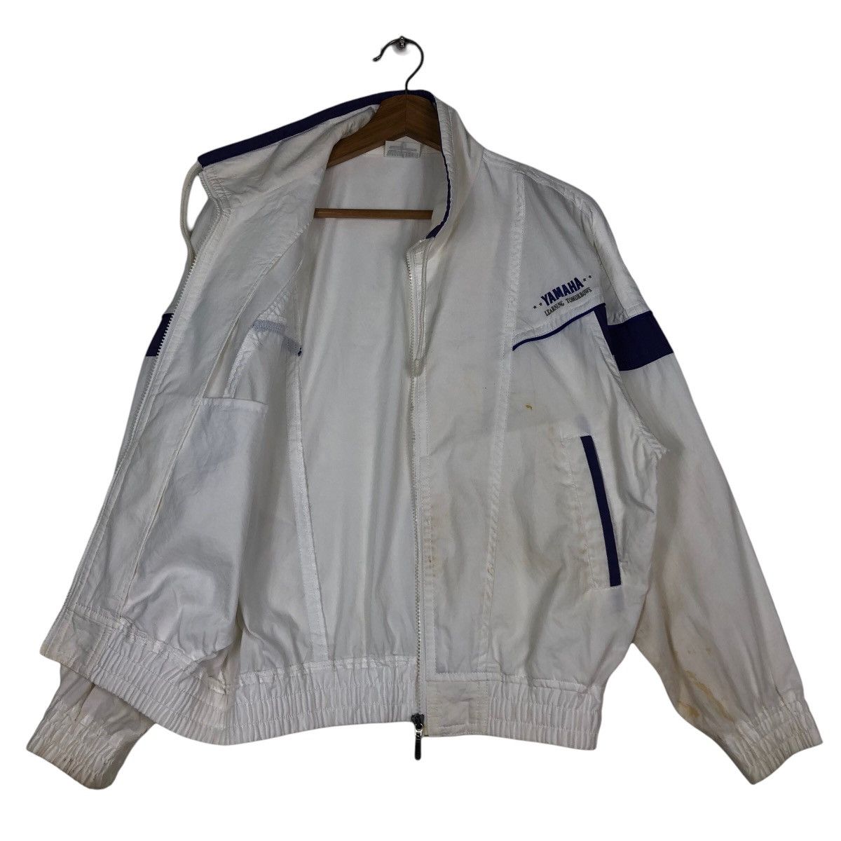 Japanese Brand 🔥Vintage Bomber Jacket Yamaha Racing Big Logo Size US M / EU 48-50 / 2 - 11 Thumbnail