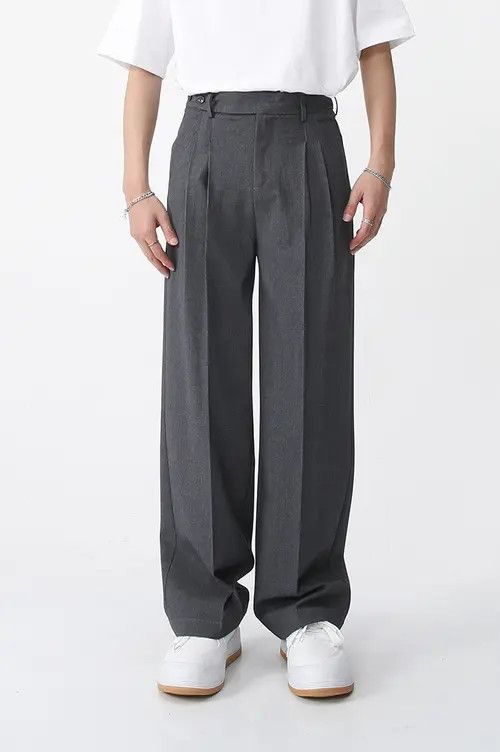 Other Gray simple fashion casual versatile trousers Size US 32 / EU 48 - 1 Thumbnail