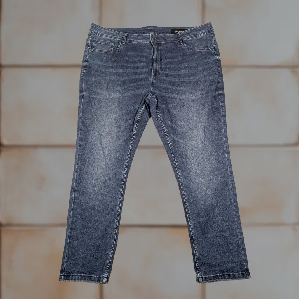 Denime The Perfect Jean NYC Jeans Mens 42x30 Blue Slim Fit Tapered Stretch Denim Pants Size US 42 / EU 58 - 1 Thumbnail