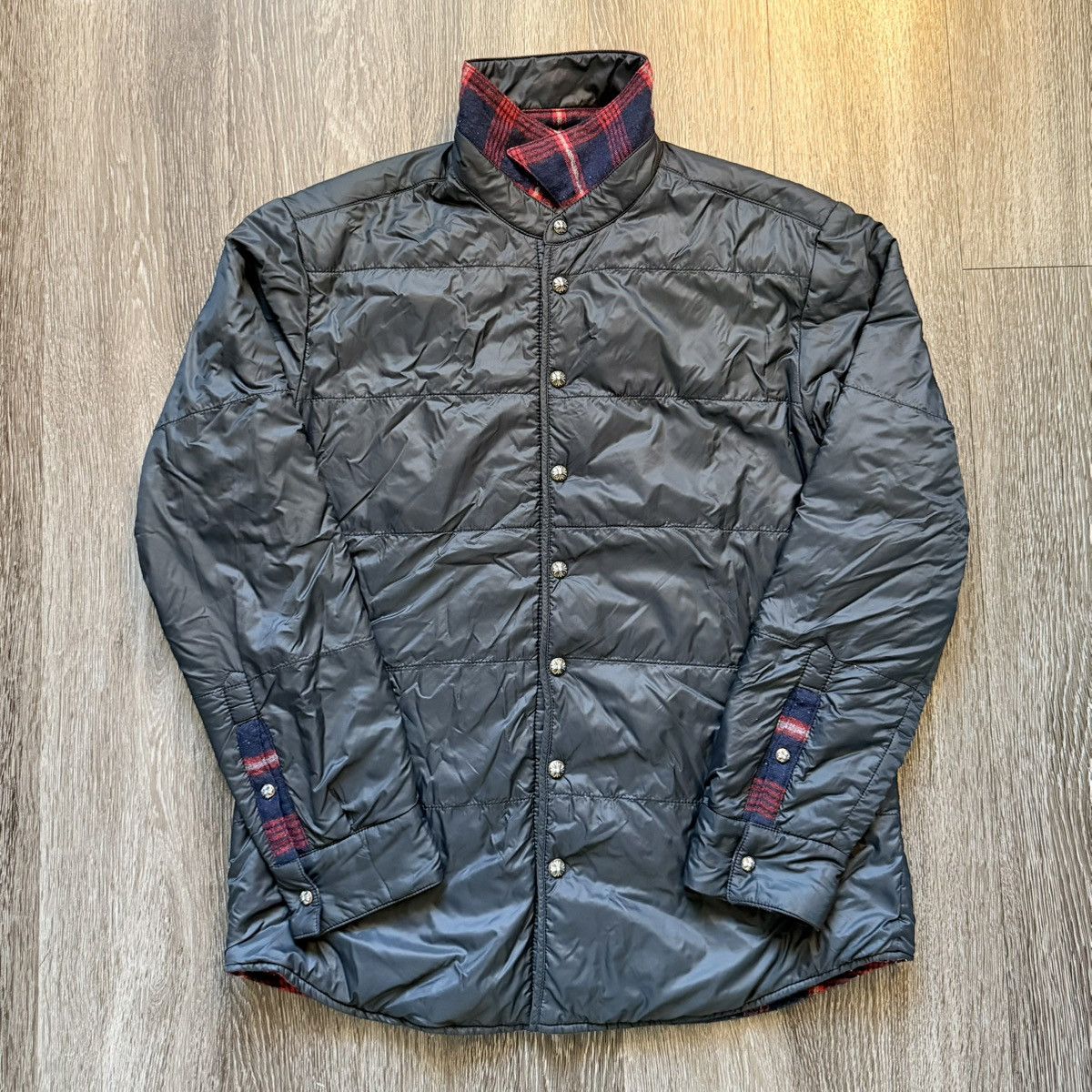 Chrome Hearts Chrome Hearts Patch Flannel Reversible RARE 1/1 Patch Hoodie Size US L / EU 52-54 / 3 - 13 Thumbnail